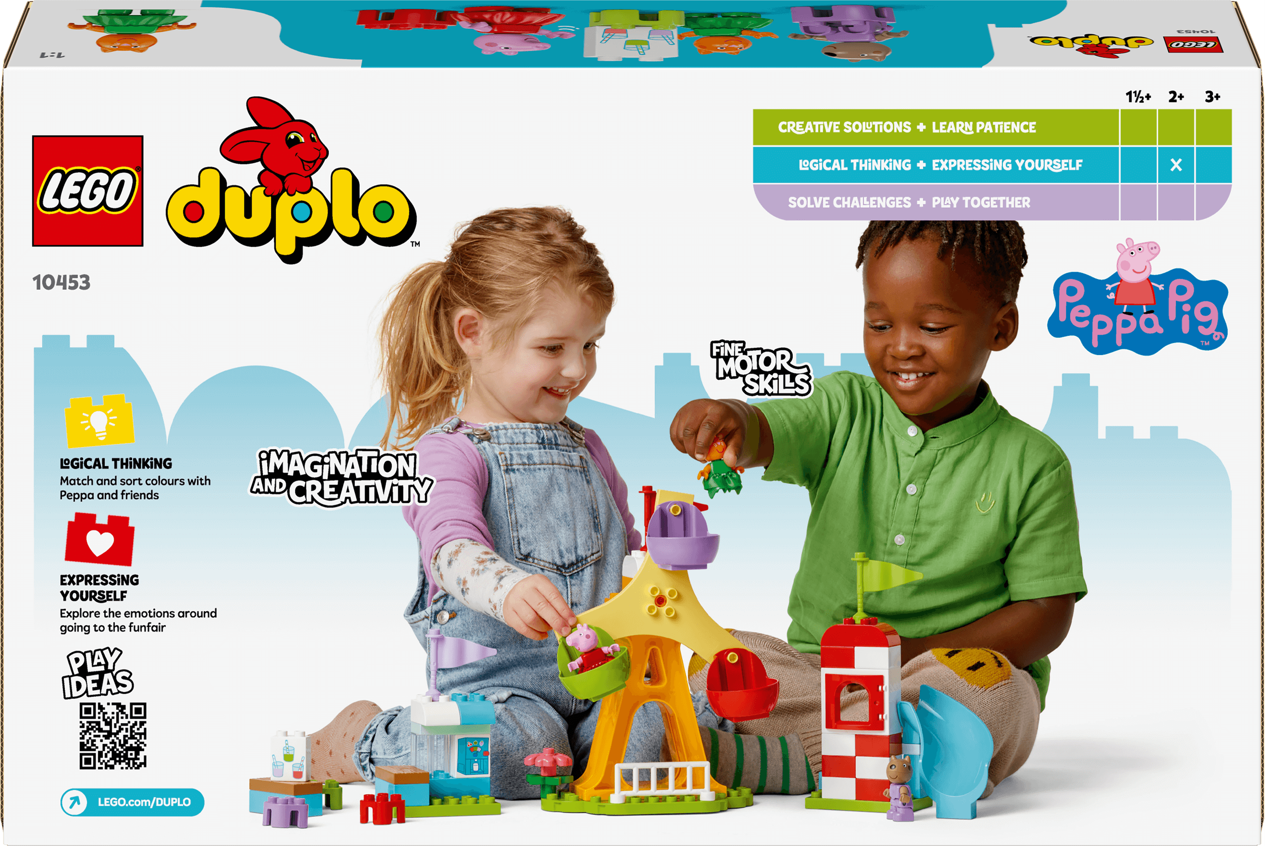 Lego Duplo 10453 Peppa Pig Funfair Playset for Toddlers Ages 2 and Up Curious Minds