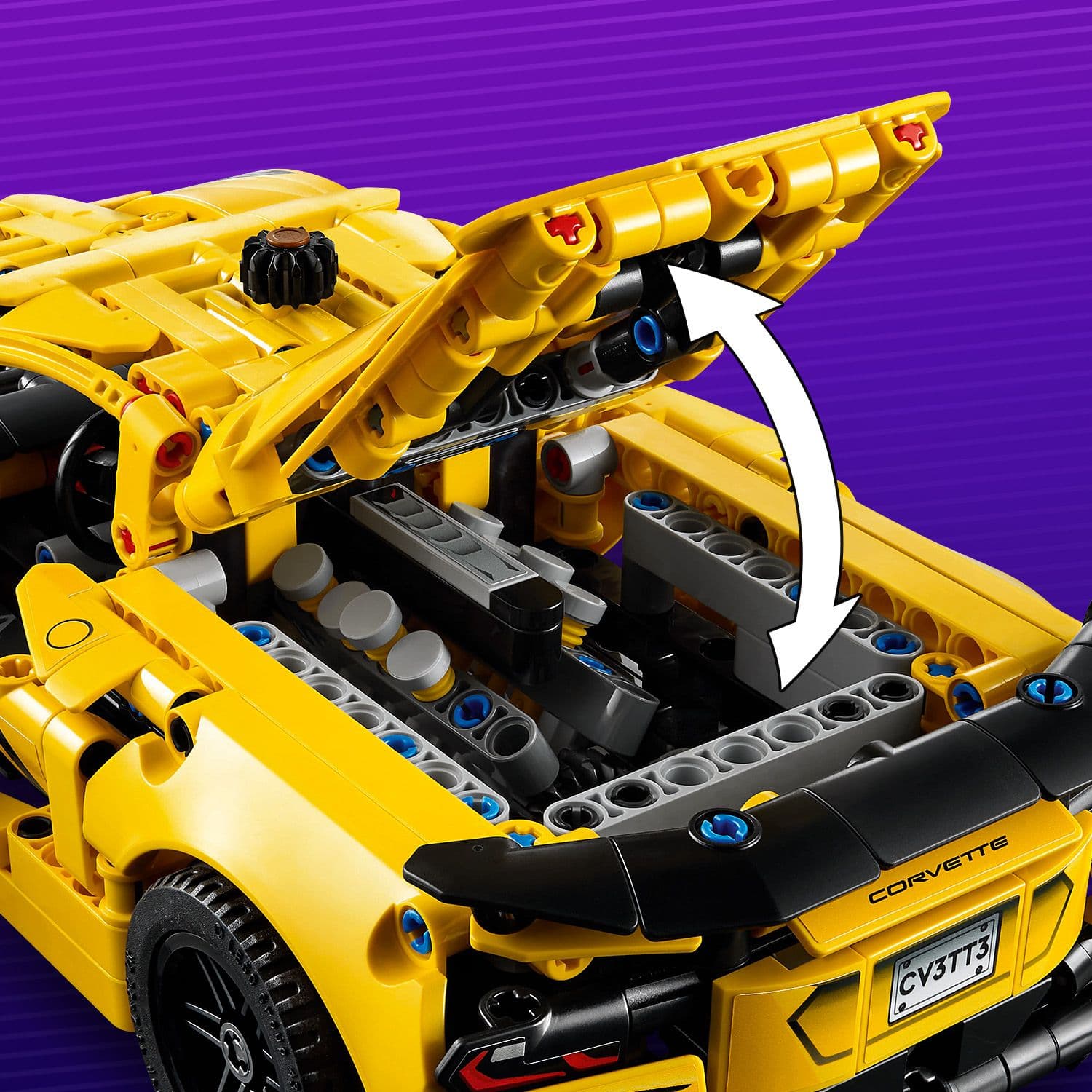 Lego Technic 42205 Chevrolet Corvette Stingray Playset for Ages 9 & Up Curious Minds