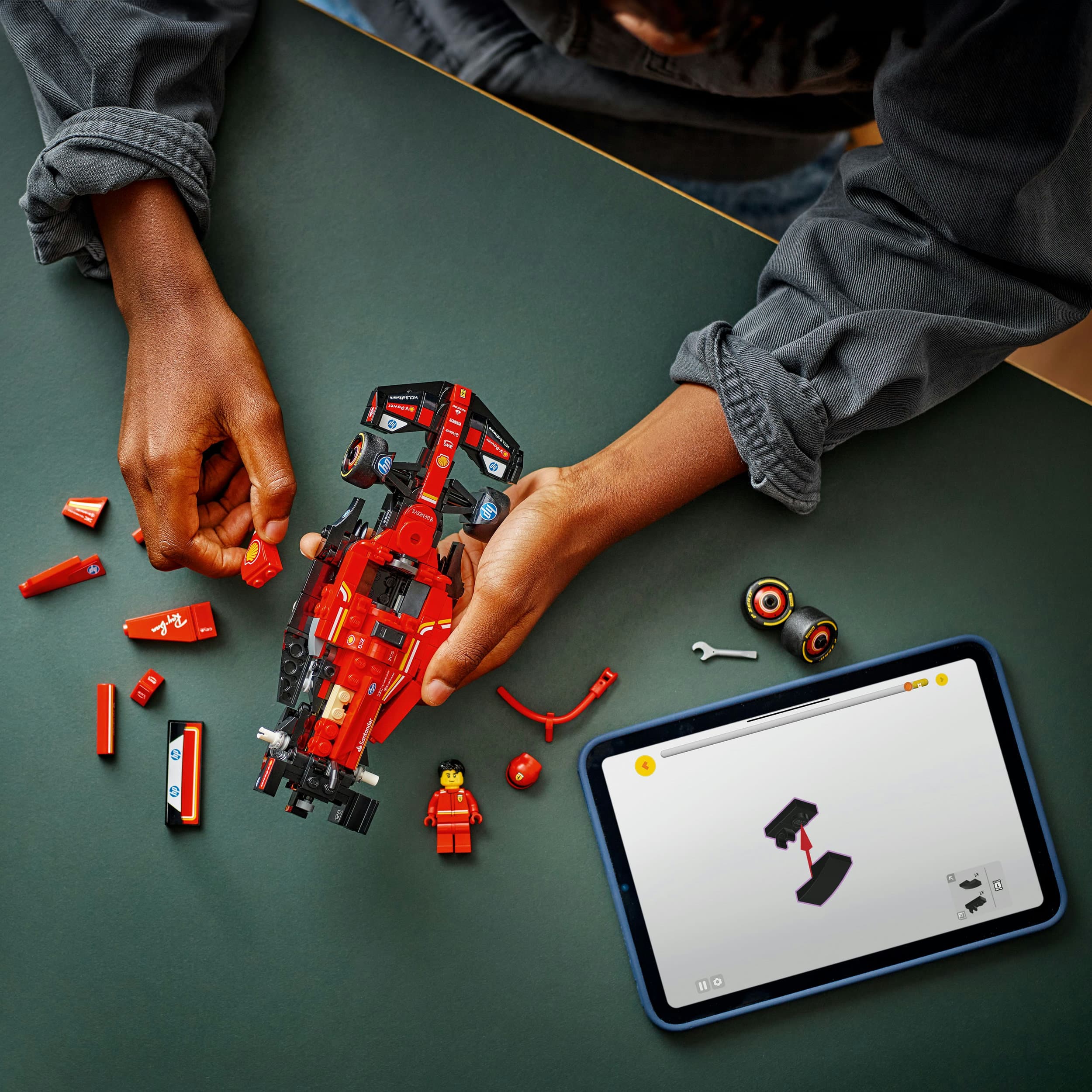 Lego Speed Champions 77242 Ferrari SF-24 F1 Race Car for Ages 10 & Up Curious Minds