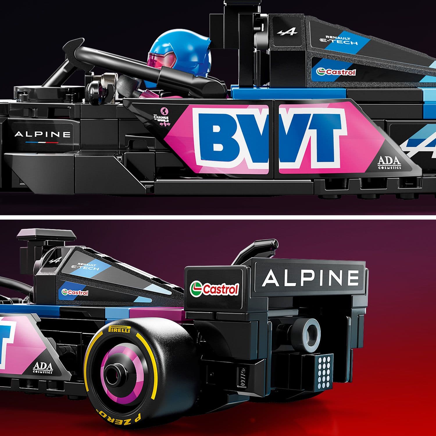 Lego Speed Champions 77248 BWT Alpine F1 Team A524 Race Car Ages 10+ Curious Minds