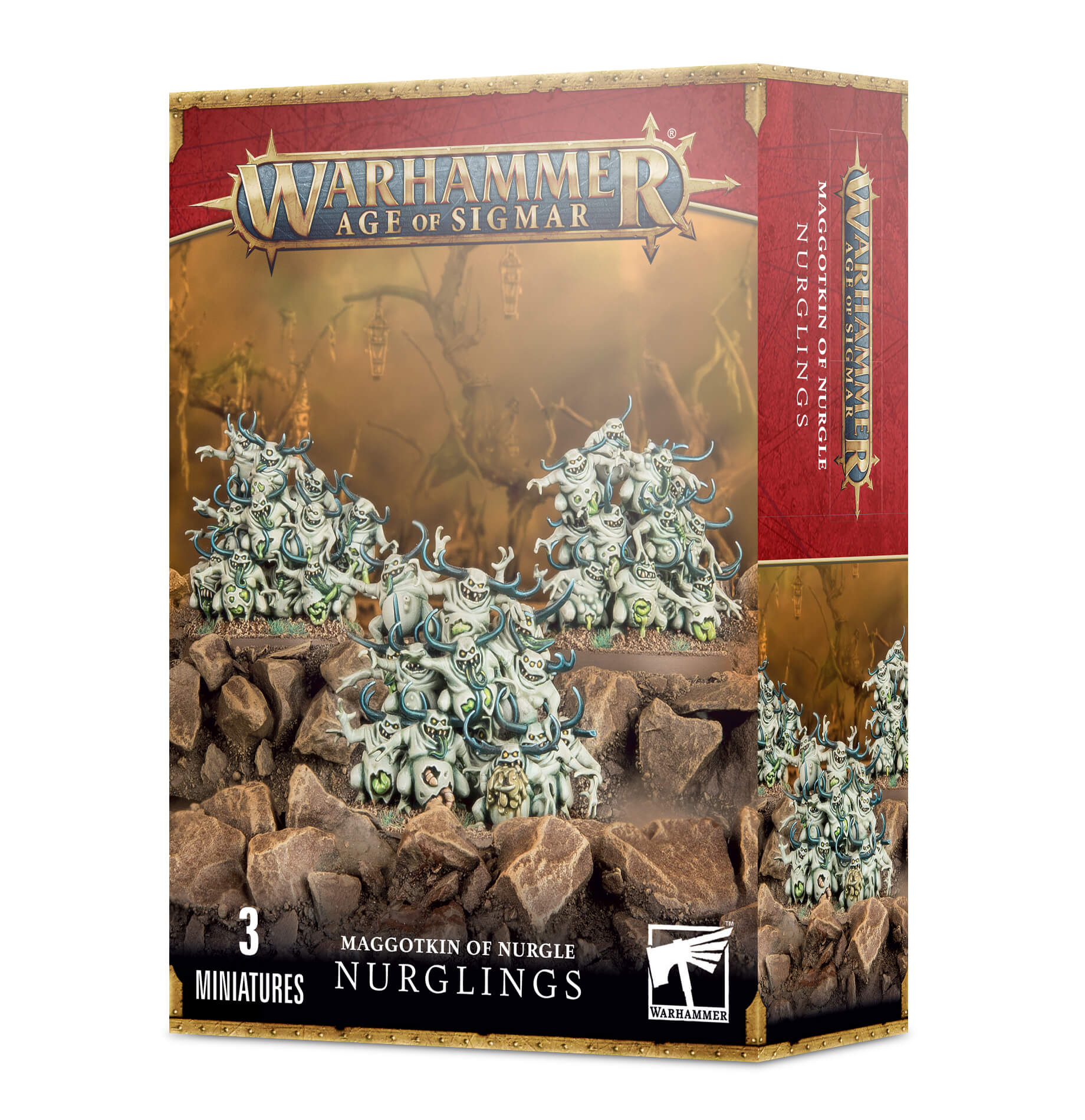 Warhammer Age Of Sigmar Nurglings - Maggotkin Of Nurgle Curious Minds