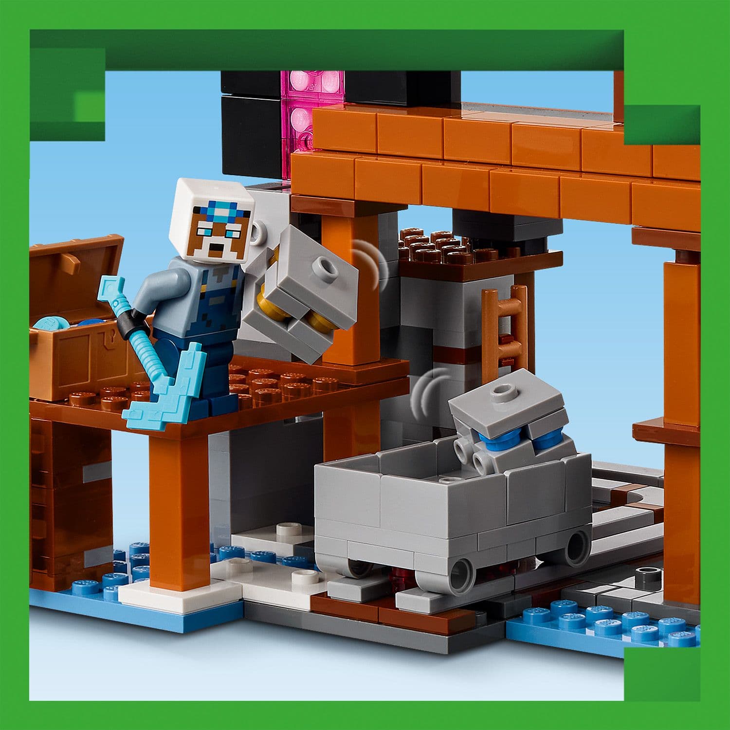 Lego Minecraft 21277 The Pickaxe Mine Buildable Playset for Age 8 & Up Curious Minds