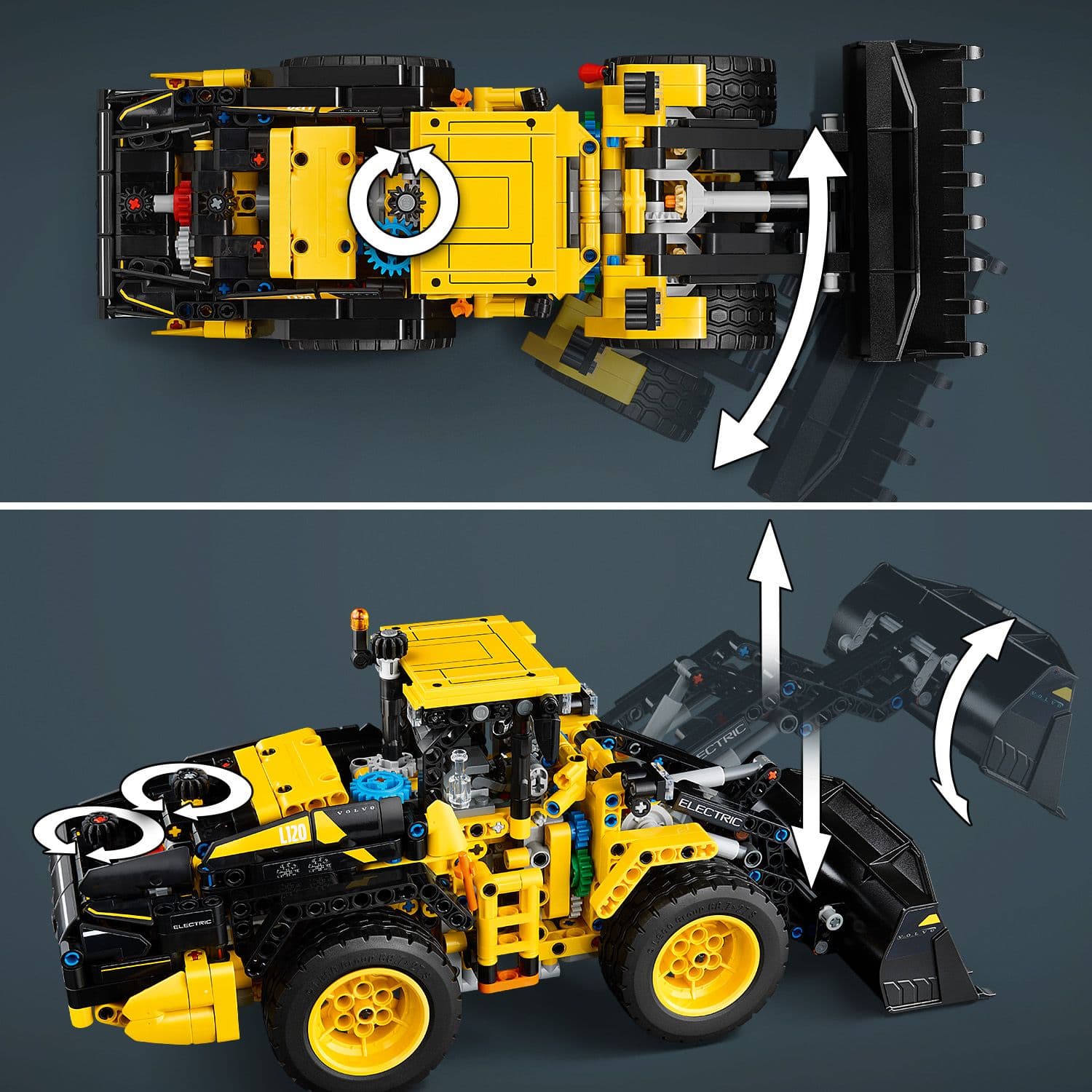 Lego Technic 42209 Volvo L120 Electric Wheel Loader for Ages 9 and Up Curious Minds