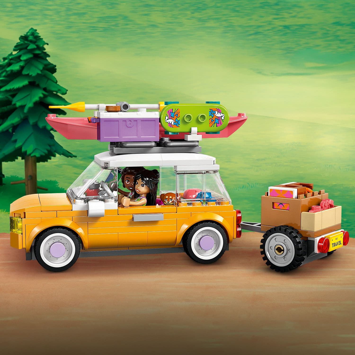 Lego Friends 42659 Friendship Road-Trip Travel Car for Ages 6 and Up Curious Minds