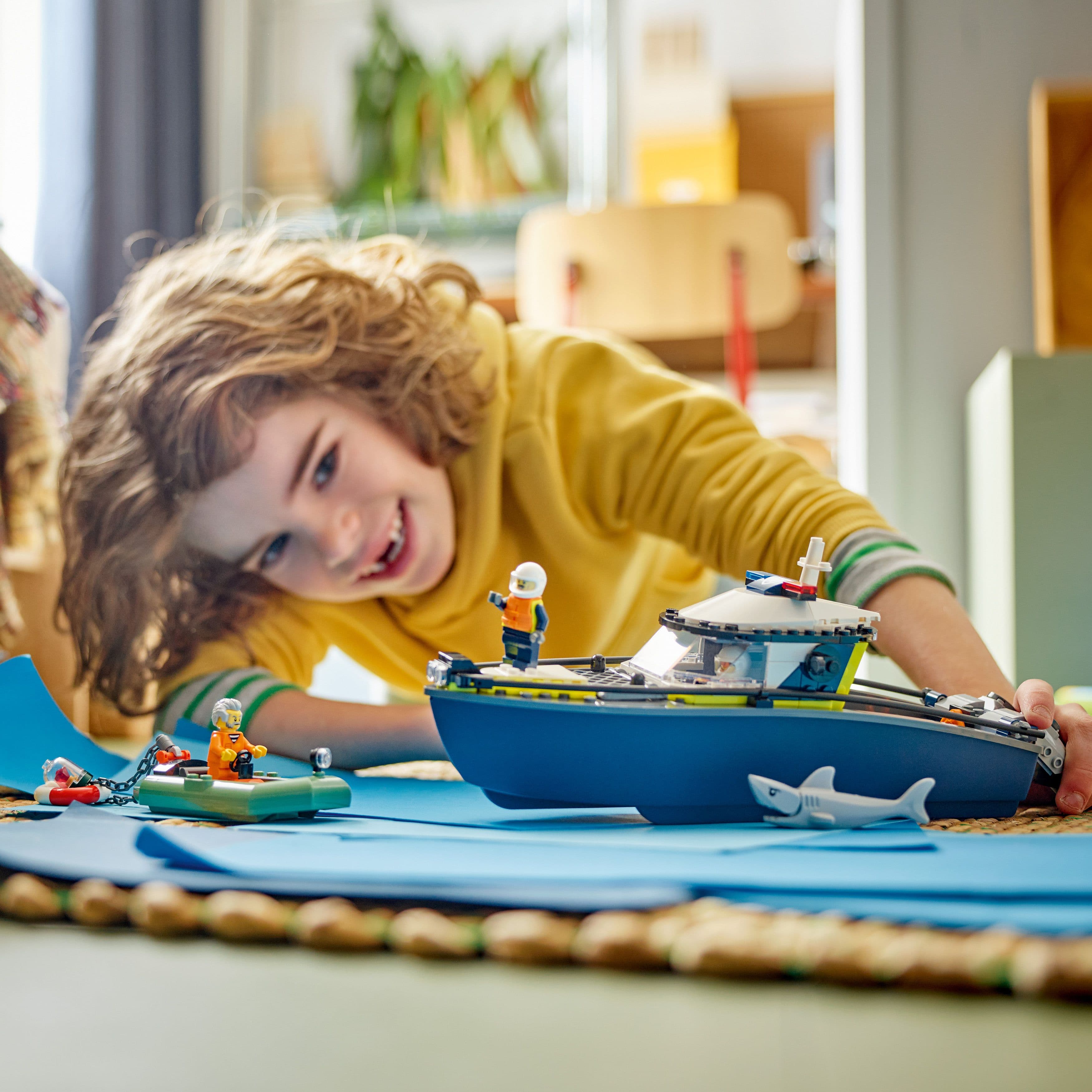 Lego City Police 60456 Police Boat Chase Toy Playset for Ages 6 and Up Curious Minds