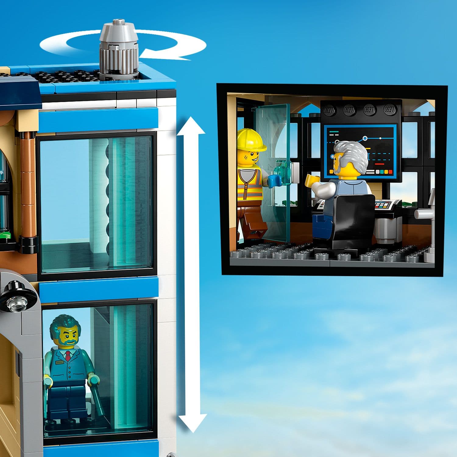 Lego City Trains 60469 Central Train Station Playset for Ages 7 and Up Curious Minds