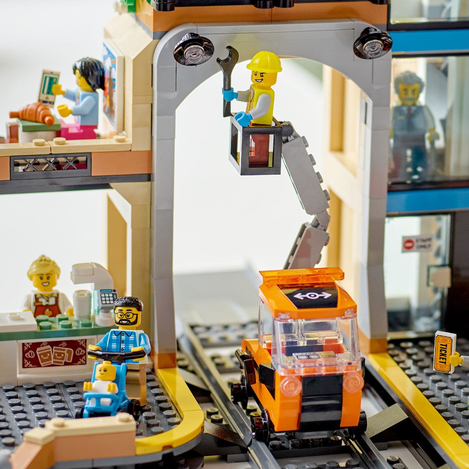Lego City Trains 60469 Central Train Station Playset for Ages 7 and Up Curious Minds