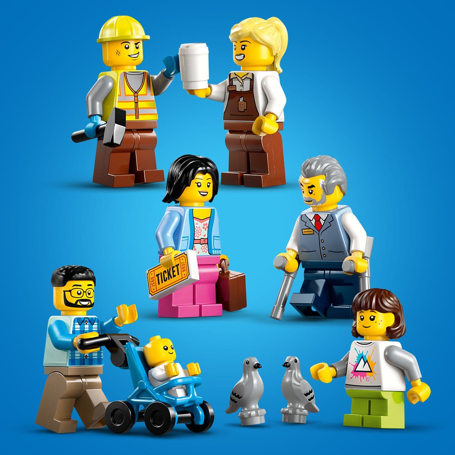 Lego City Trains 60469 Central Train Station Playset for Ages 7 and Up Curious Minds