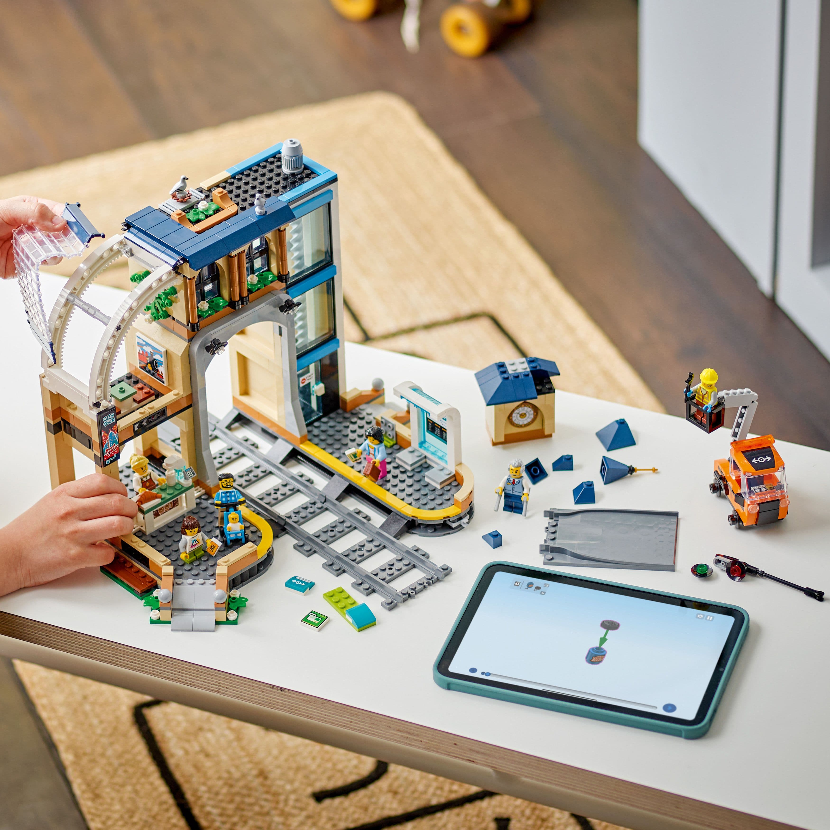 Lego City Trains 60469 Central Train Station Playset for Ages 7 and Up Curious Minds