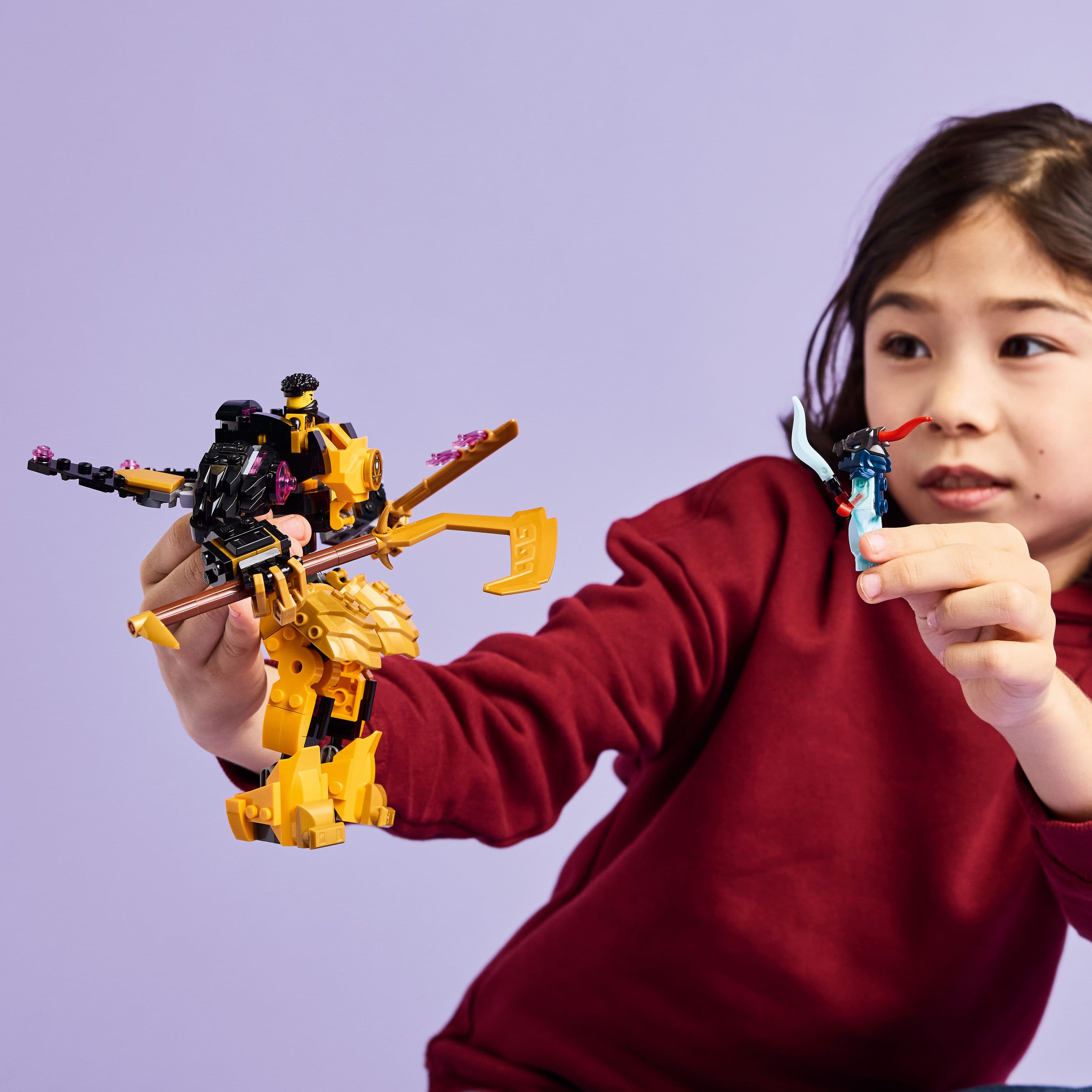 Lego Ninjago 71839 Arin's Spinjitzu Battle Mech Playset for Age 7 & Up Curious Minds