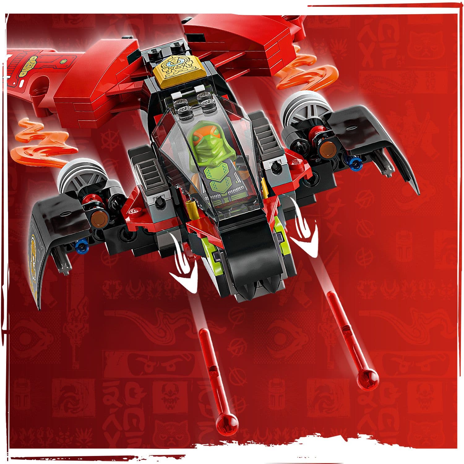 Lego Ninjago 71844 Ninja Combat Vehicle Toy Playset for Ages 8 and Up Curious Minds