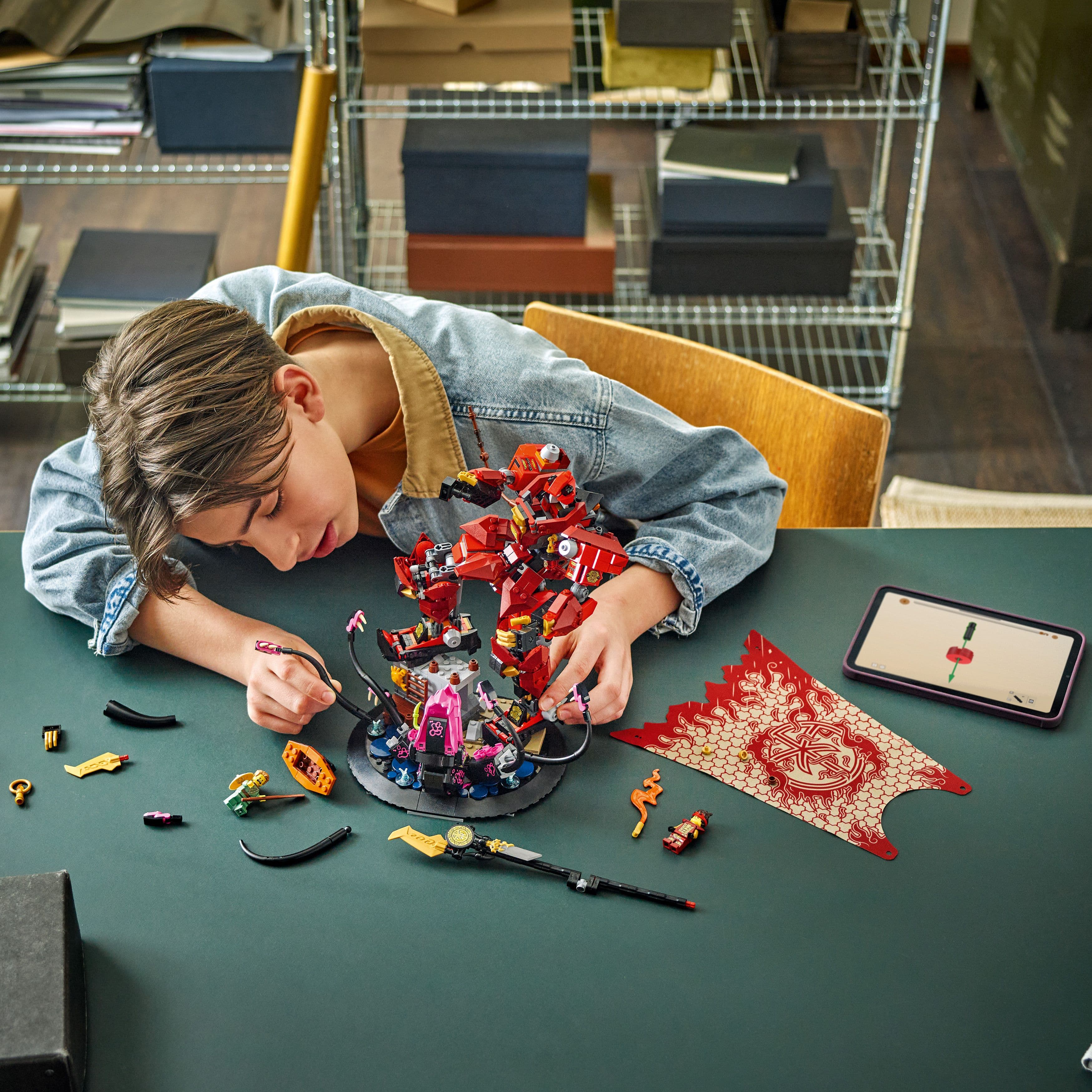 Lego Ninjago Legends 71846 The Fire Knight Mech for Teens Ages 14 & Up Curious Minds