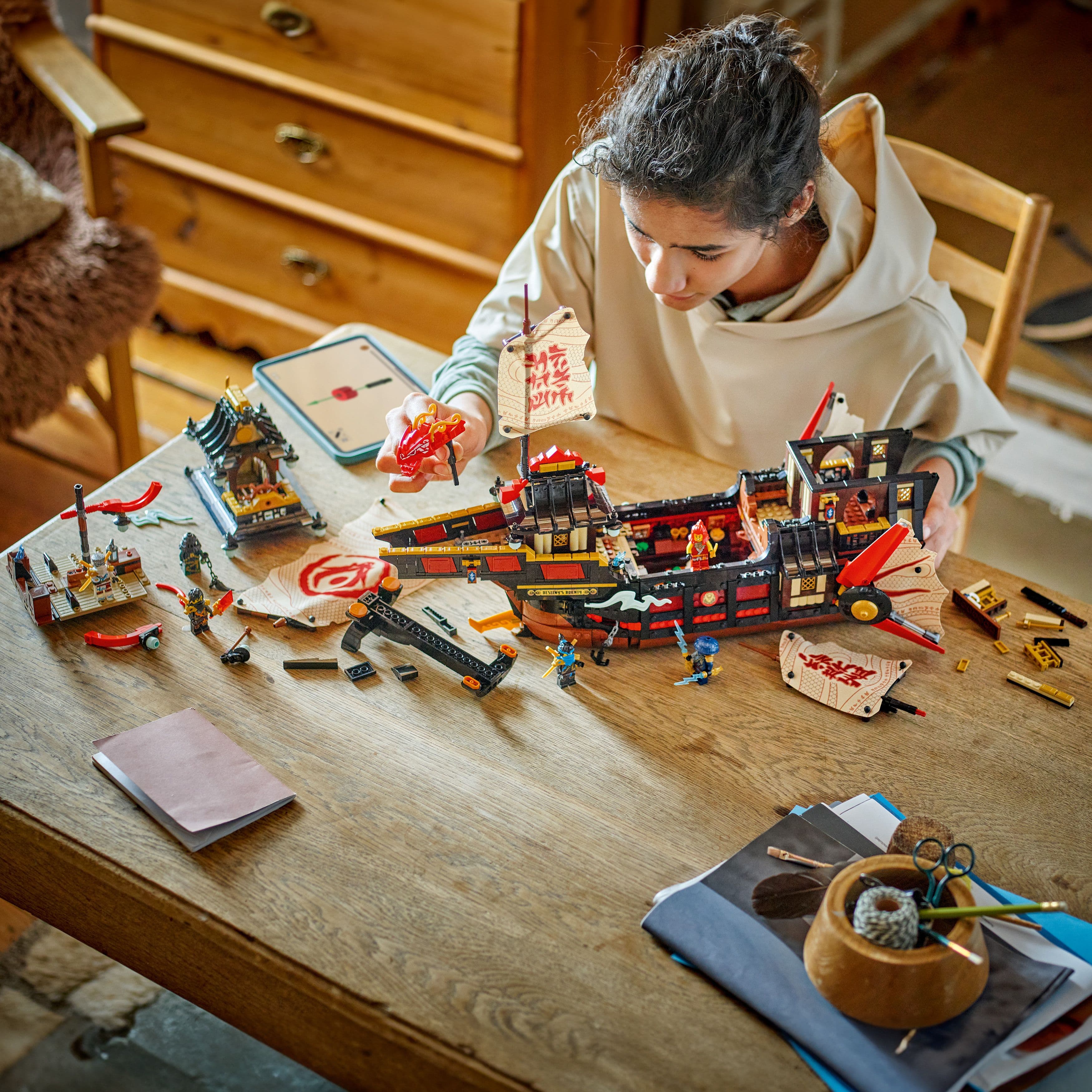 Lego Ninjago Dragons Rising 71848 The Temple Bounty for Ages 14 and Up Curious Minds