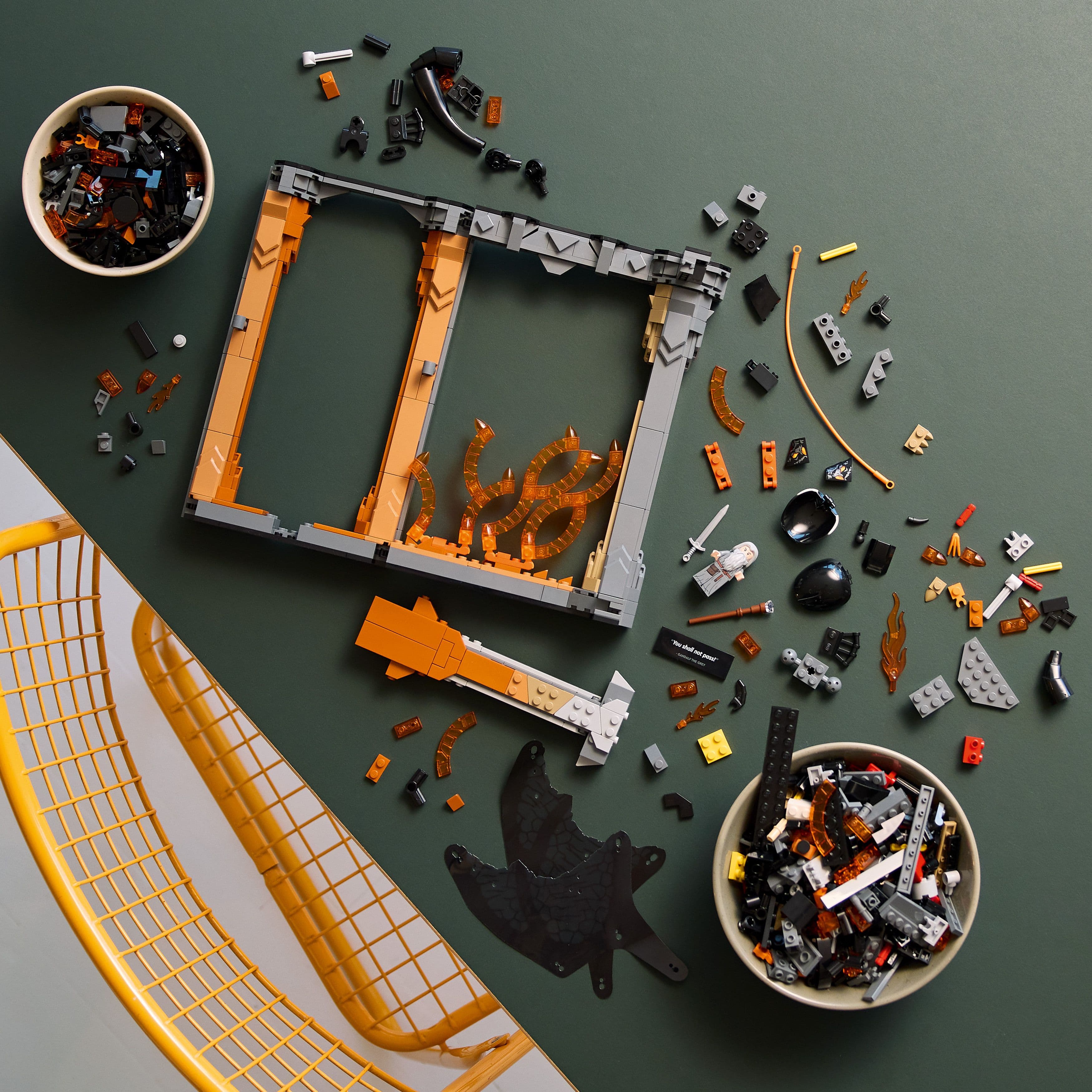 Lego Icons 10367 The Lord of the Rings: Balrog Book Nook for Ages 18+ Curious Minds