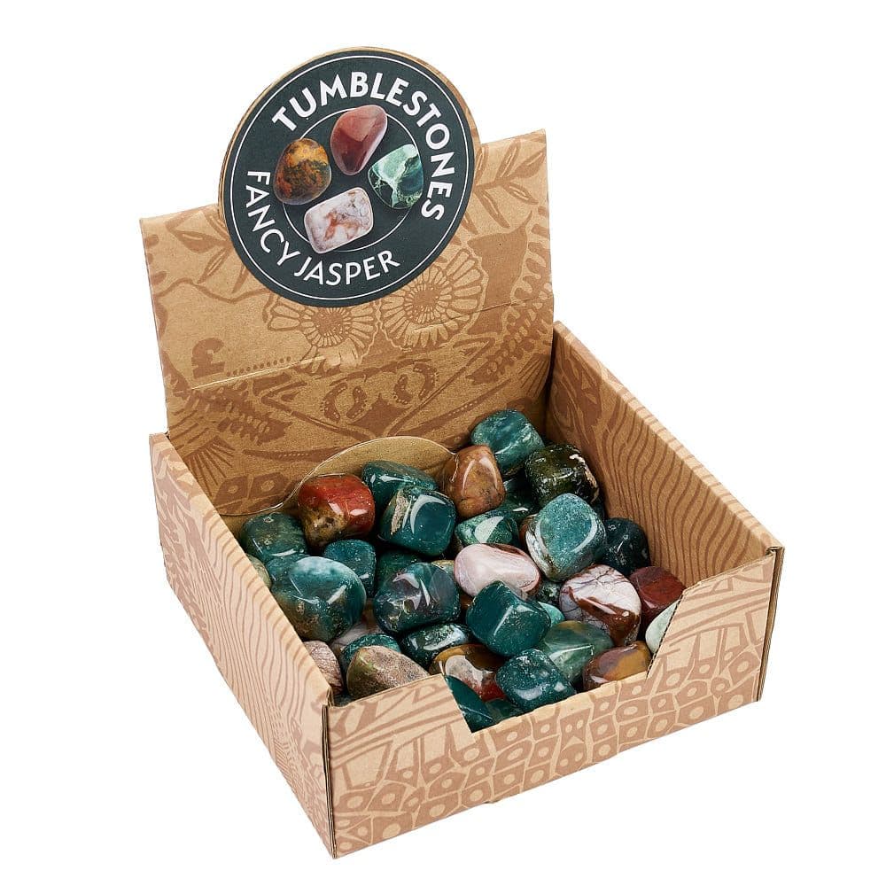 Fancy Jasper Tumblestone Collectable Gemstone (SINGLE UNIT) Curious Minds