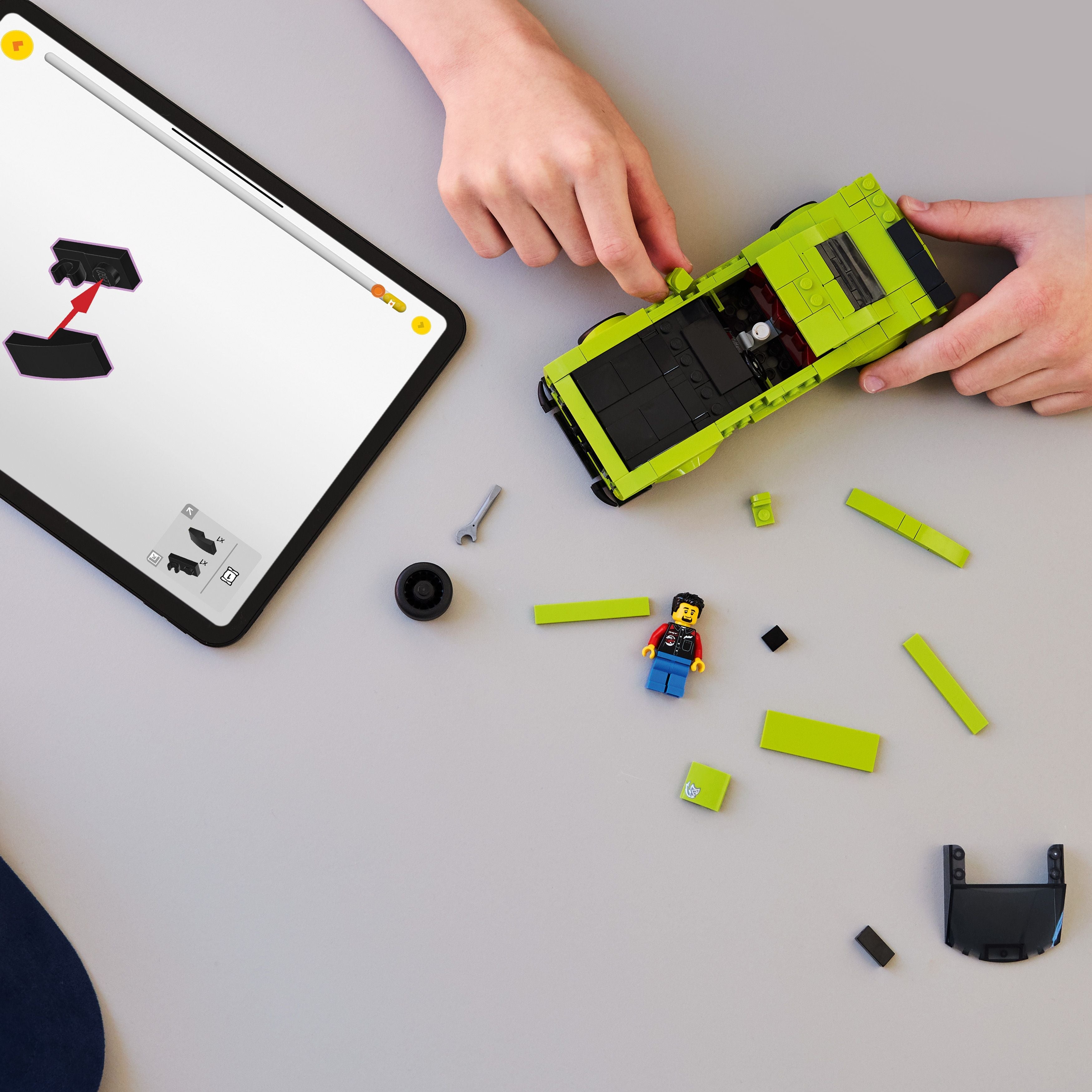 Lego Speed Champions 77237 Dodge Challenger SRT Hellcat Car for Age 9+ Curious Minds