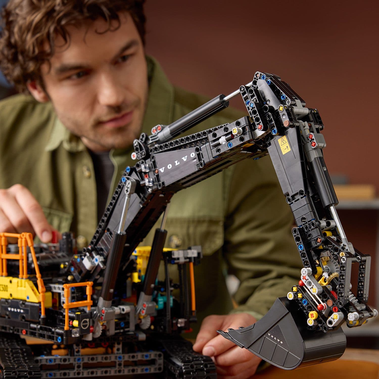 Lego Technic 42215 Volvo EC500 Hybrid Excavator for Adults Ages 18+ Curious Minds