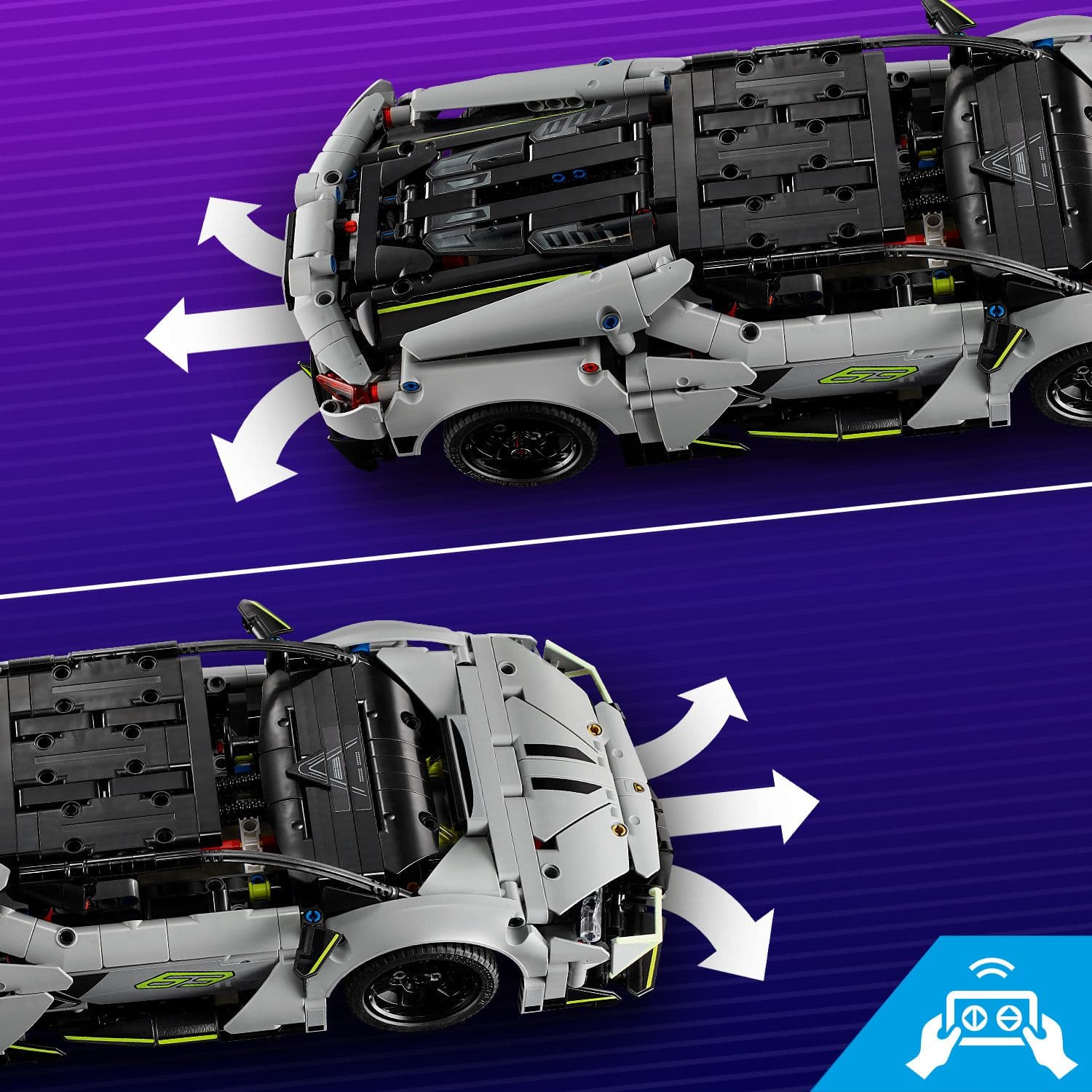 Lego Technic 42214 Lamborghini Revuelto Super Sports Car for Ages 10+ Curious Minds