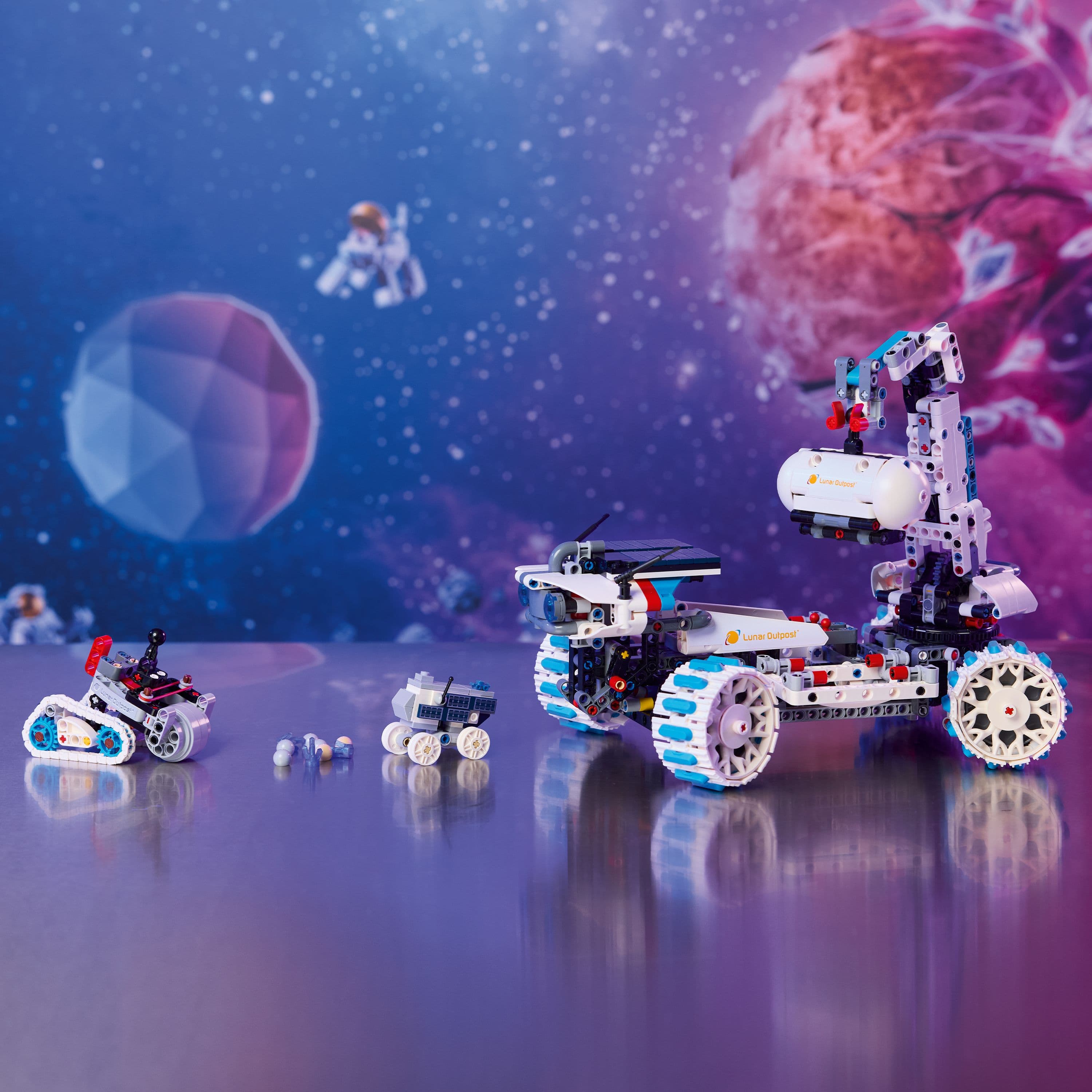 Lego Technic 42211 Lunar Outpost Moon Rover Space Vehicle for Ages 10+ Curious Minds