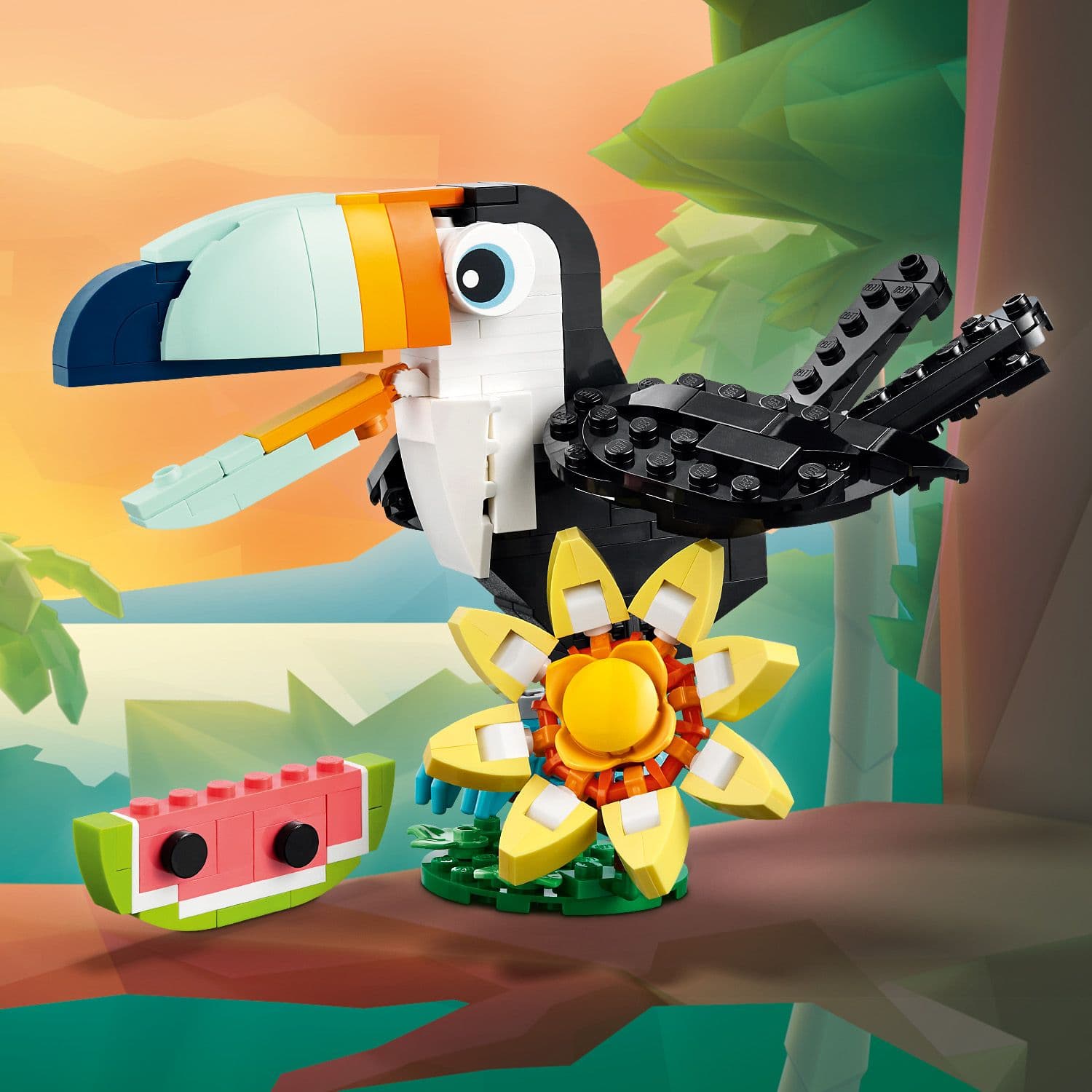 Lego Creator 3 in 1 31173 Wild Animals: Tropical Toucan for Age 7 & Up Curious Minds