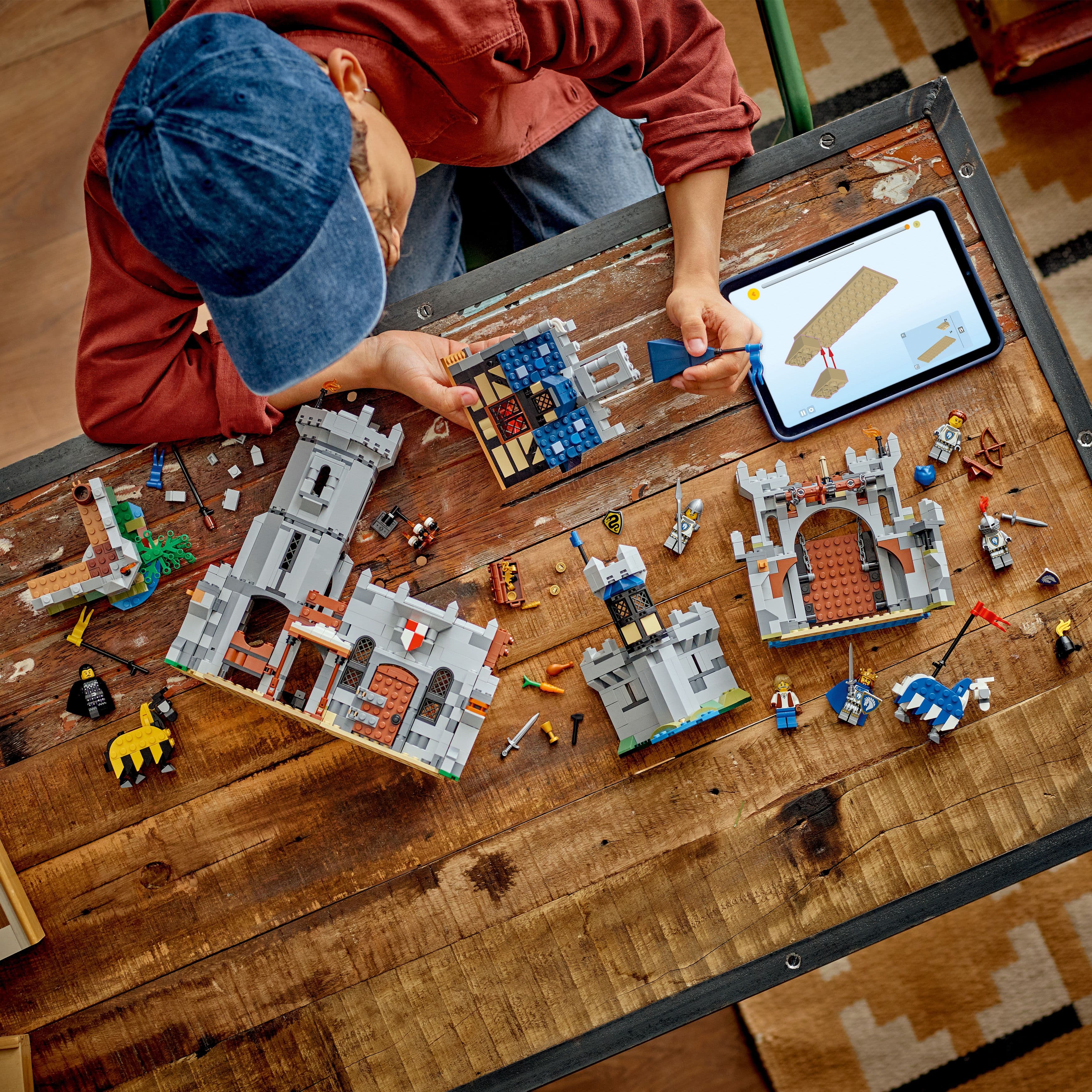 Lego Creator 3 in 1 31168 Medieval Horse Knight Castle for Ages 9 & Up Curious Minds