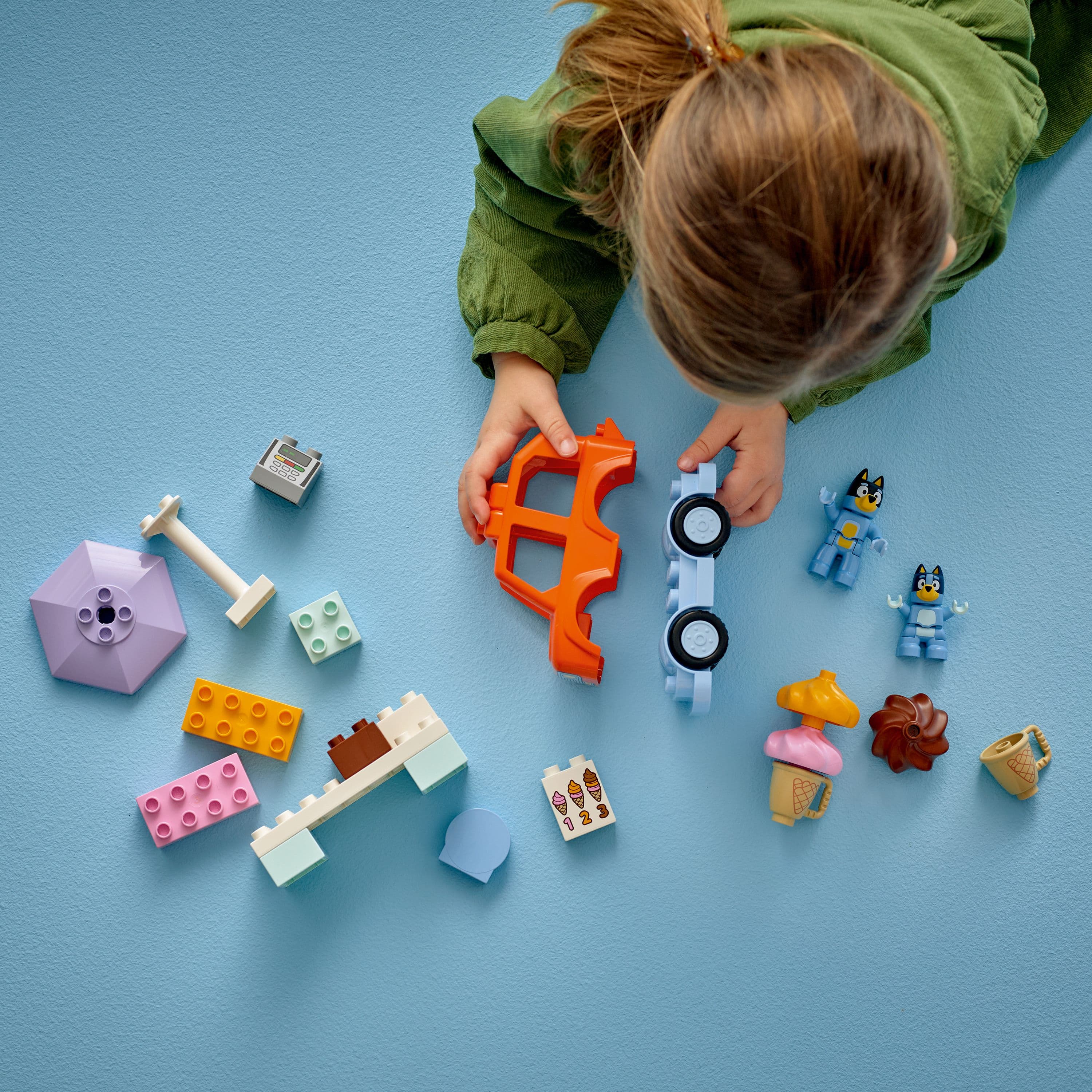 Lego Duplo Bluey 10458 Ice Cream Trip with Bluey for Toddlers Ages 2+ Curious Minds