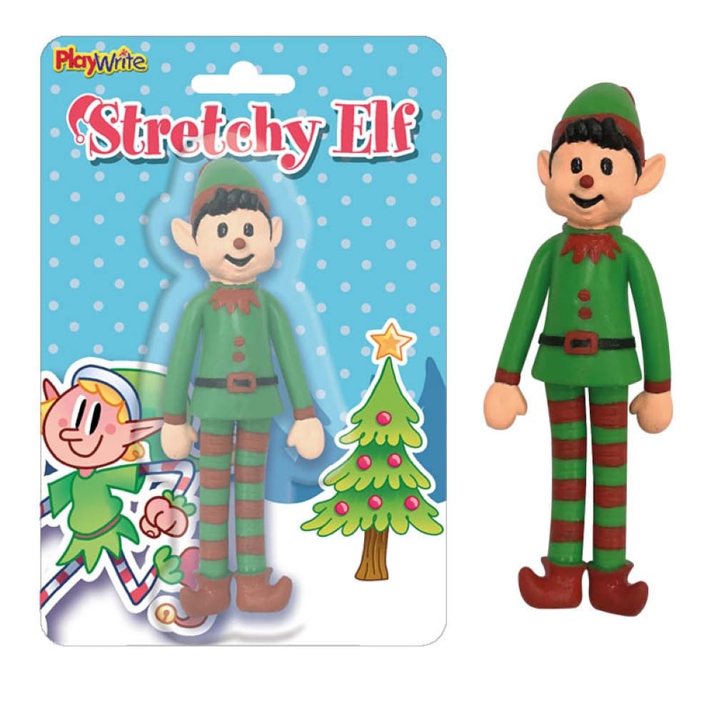 Children's 12cm Stretchy Elf Christmas Stocking Filler Toy for Ages 3+ Curious Minds
