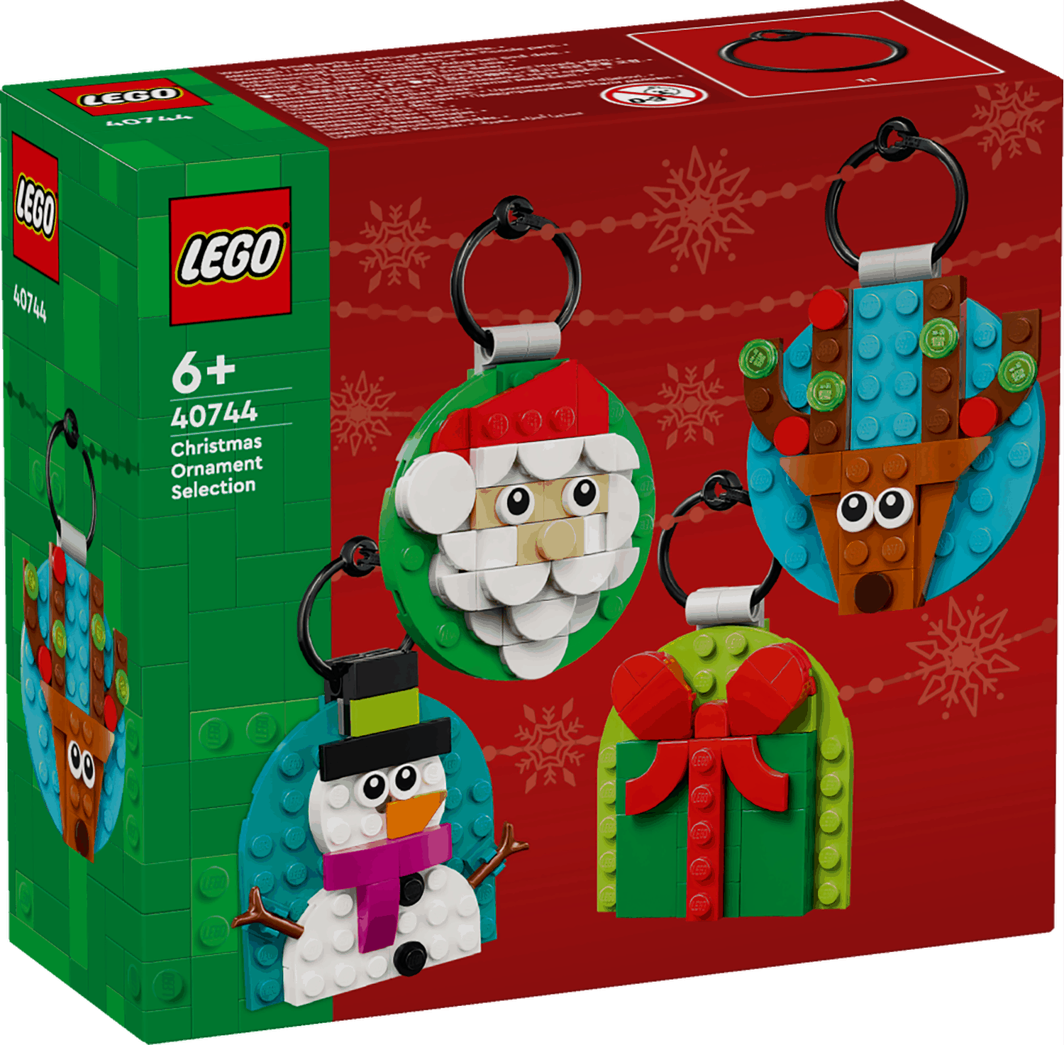 Lego Christmas 40744 Christmas Ornament Selection for Ages 6 and Up Curious Minds
