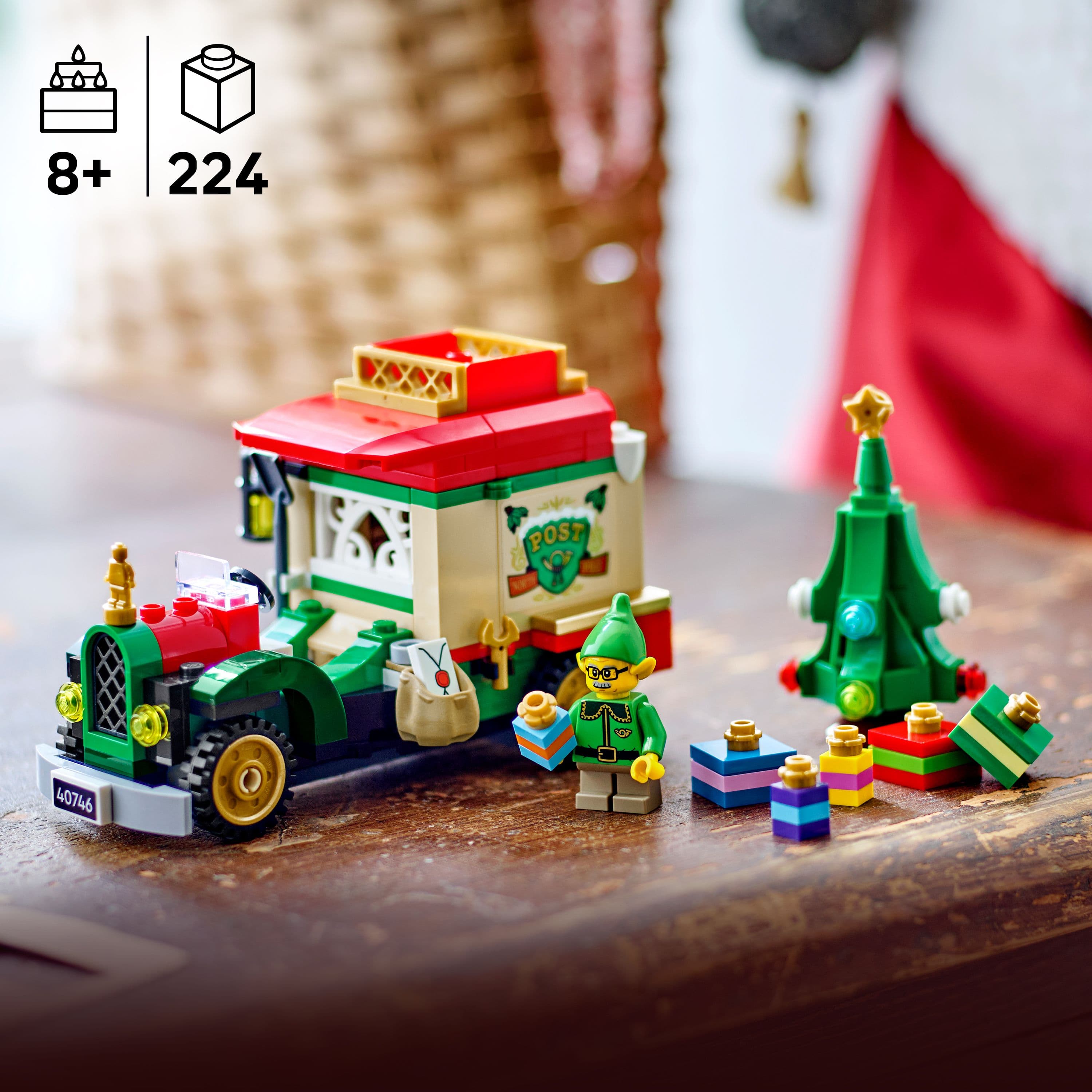 Lego Christmas 40746 Santa's Delivery Truck Playset for Ages 8 and Up Curious Minds