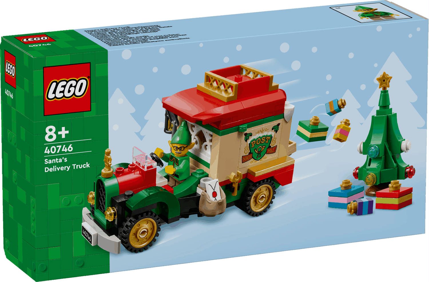 Lego Christmas 40746 Santa's Delivery Truck Playset for Ages 8 and Up Curious Minds