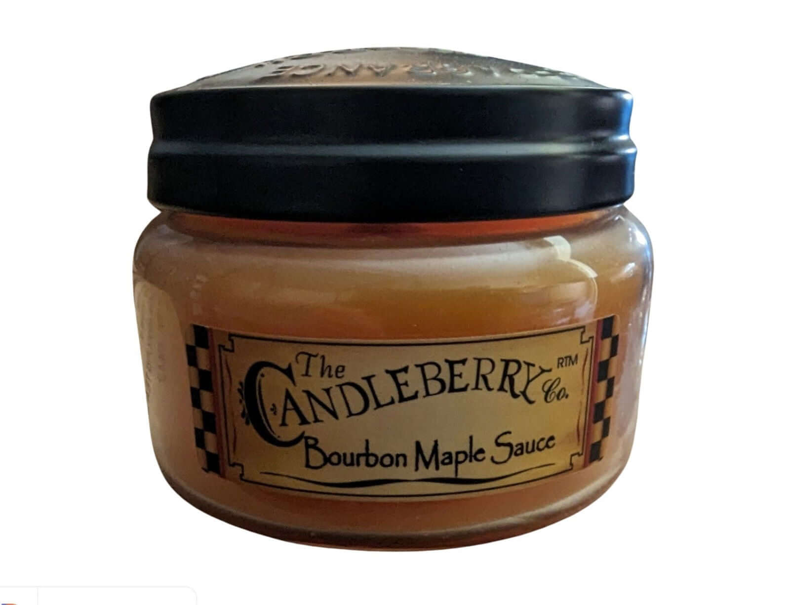 Candleberry - Bourbon Maple Sauce Small Jar Scented Candle Candleberry
