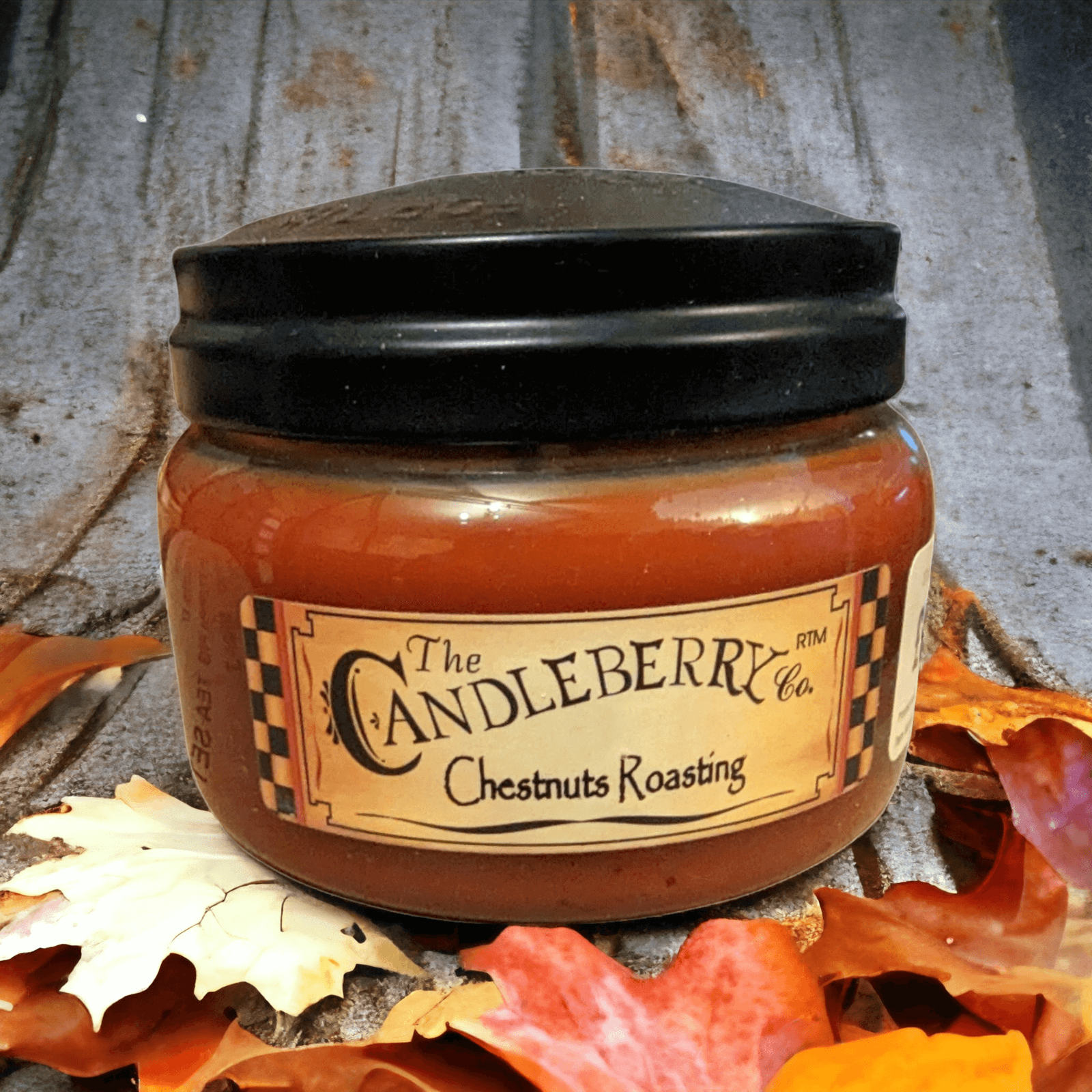 Candleberry Chestnuts Roasting Small Jar Scented Candle Candleberry
