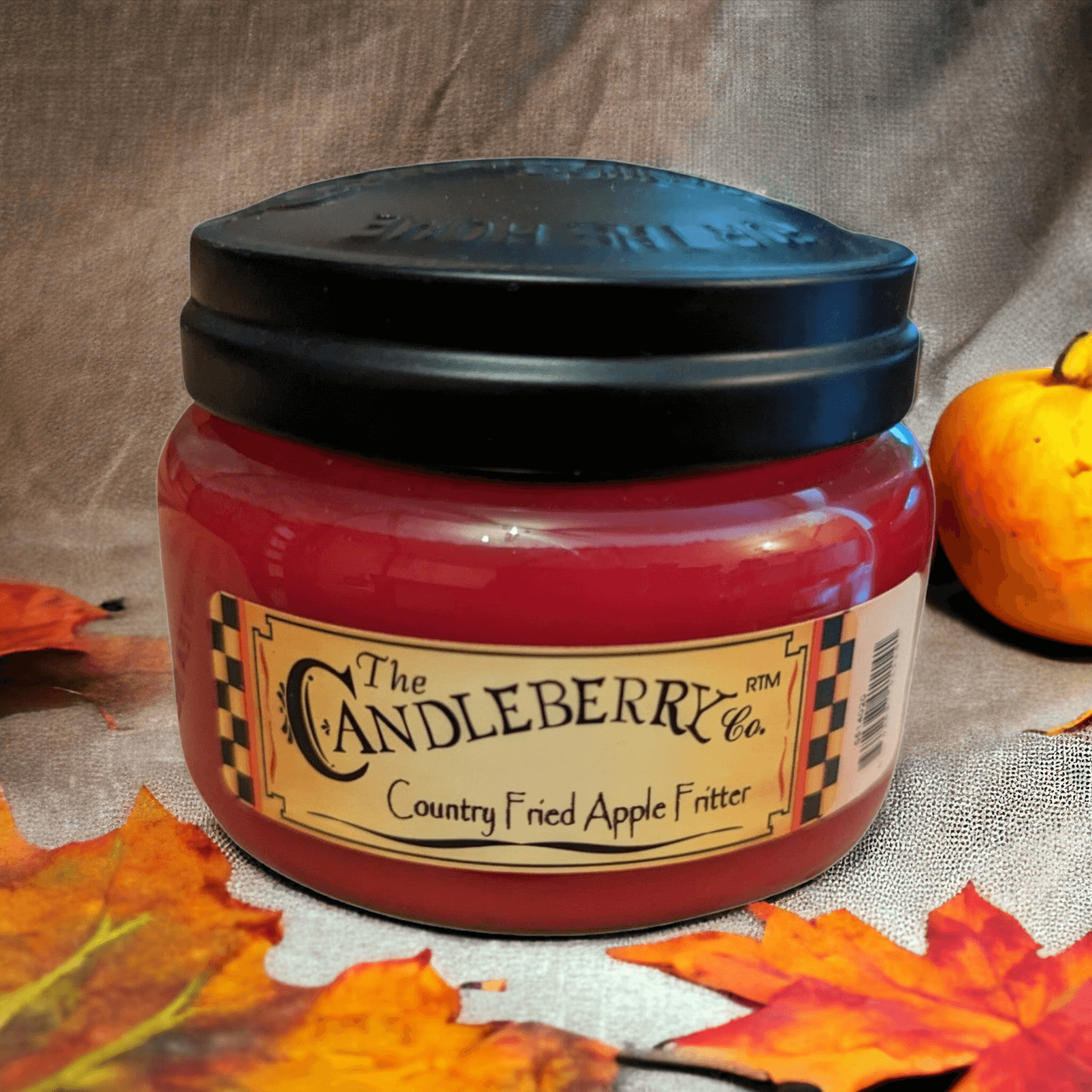 The Candleberry Co Country Fried Apple Fritter Small Jar Candleberry