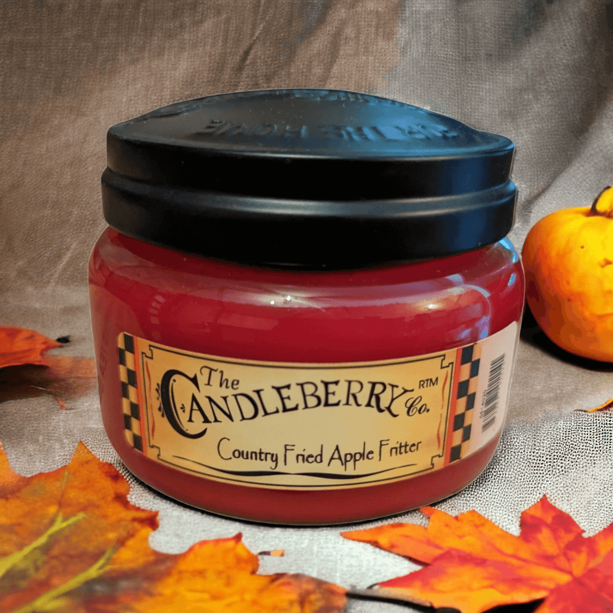 The Candleberry Co Country Fried Apple Fritter Small Jar Candleberry