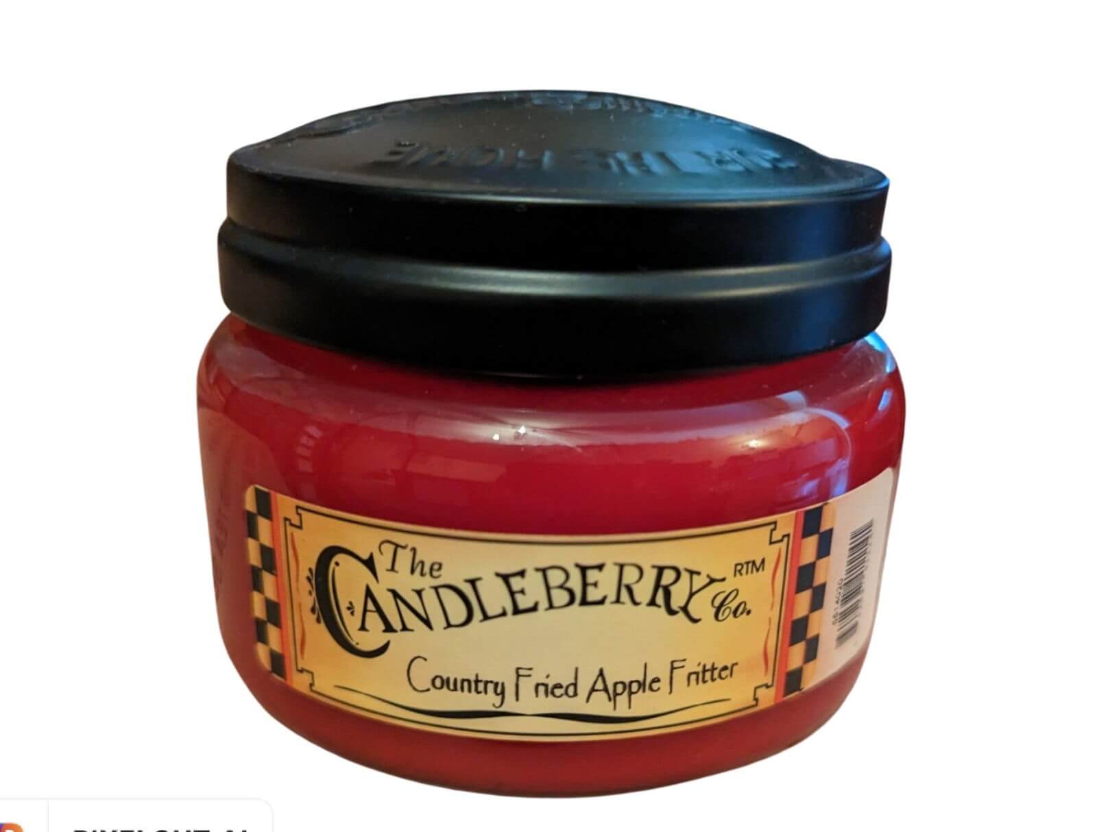 The Candleberry Co Country Fried Apple Fritter Small Jar Candleberry