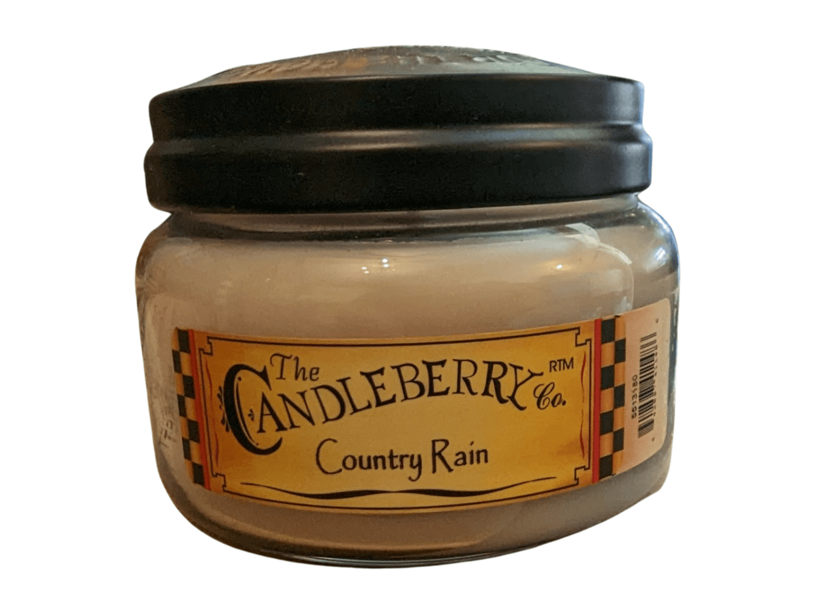 The Candleberry Co Country Rain Small Jar Scented Candle Candleberry