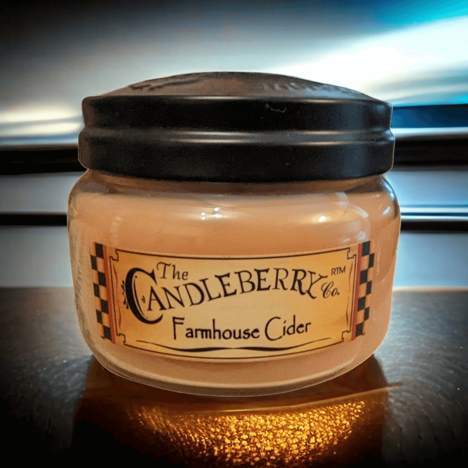 The Candleberry Co Farmhouse Cider Small Jar Scented Candle Candleberry