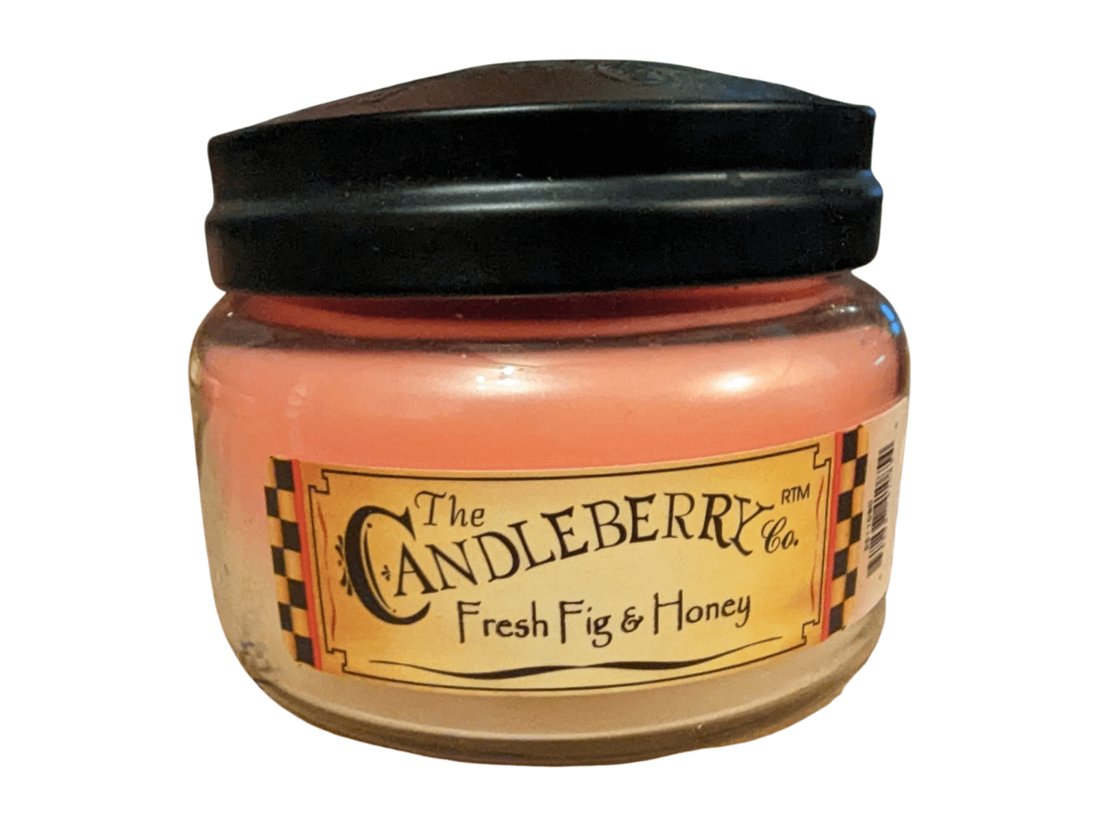 The Candleberry Co - Fresh Fig and Honey Small Jar Scented Candle Candleberry