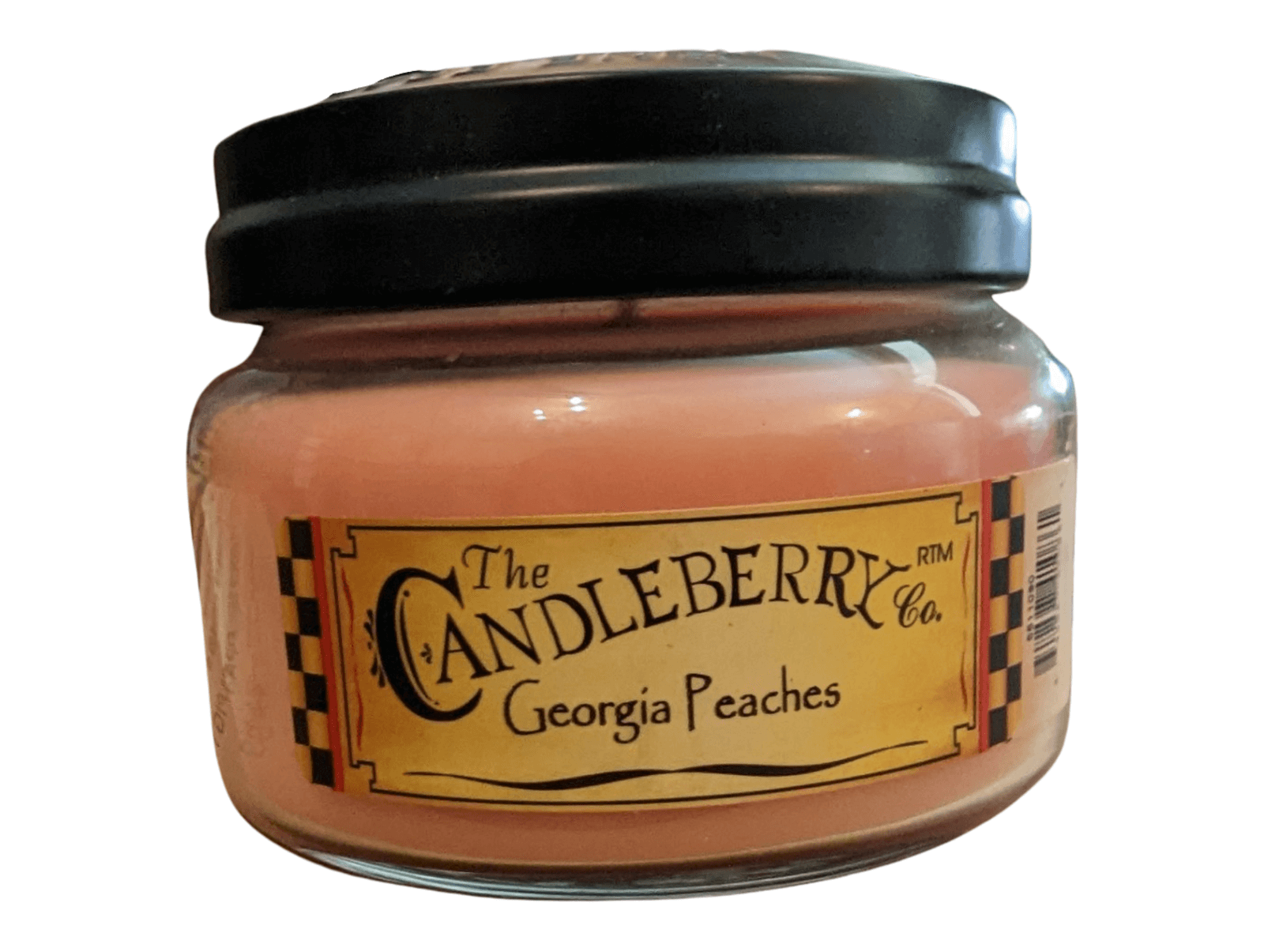 The Candleberry Co - Georgia Peaches Small Jar Scented Candle Candleberry