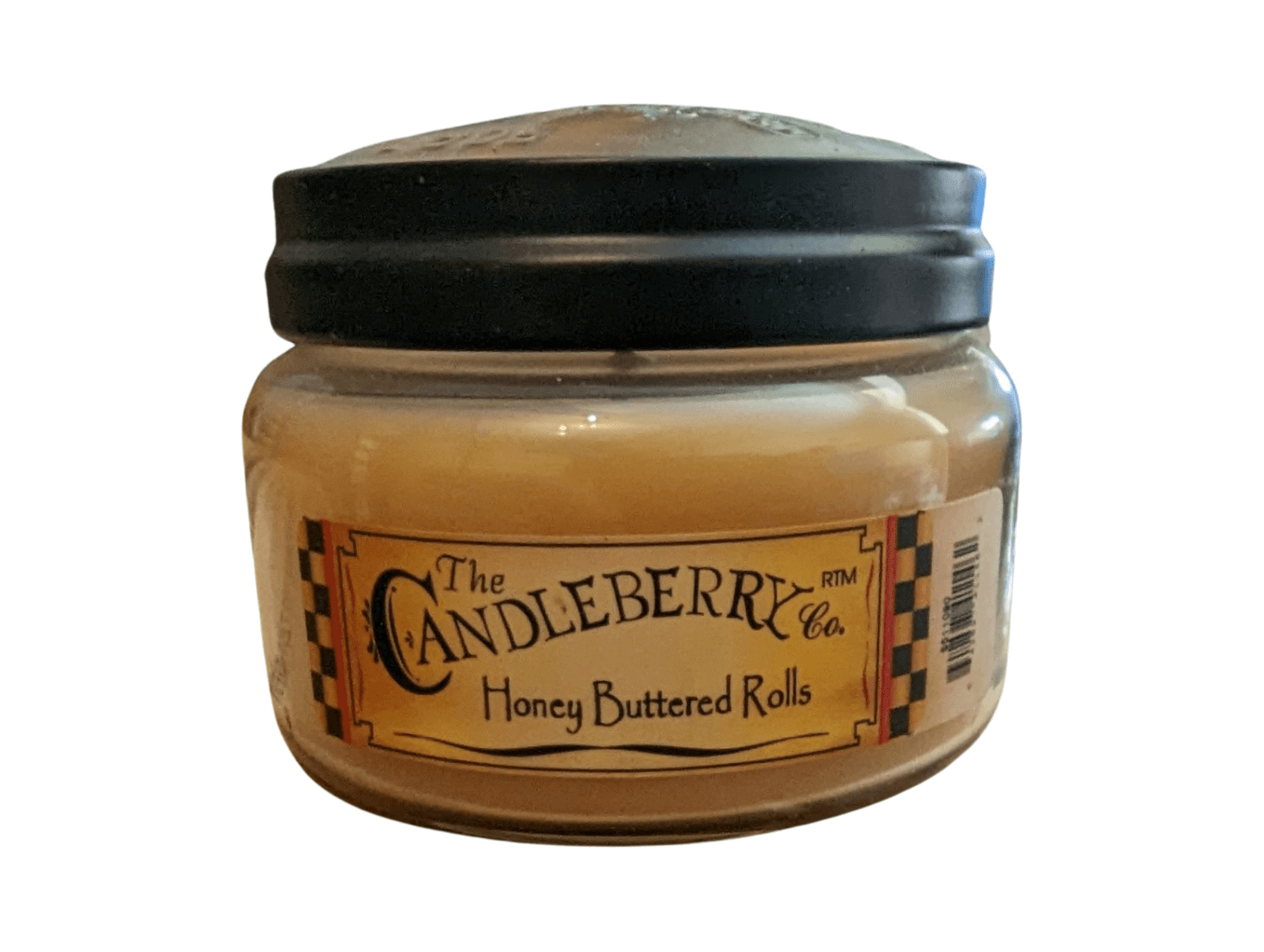 Candleberry - Honey Buttered Rolls Small Jar Scented Candle Candleberry