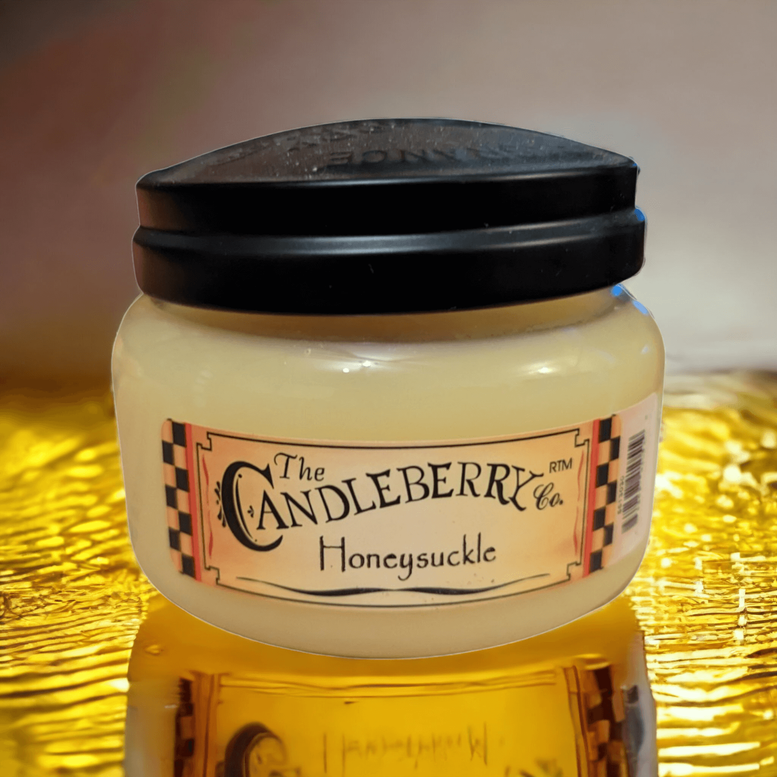 The Candleberry Co - Honeysuckle Small Jar Scented Candle Candleberry