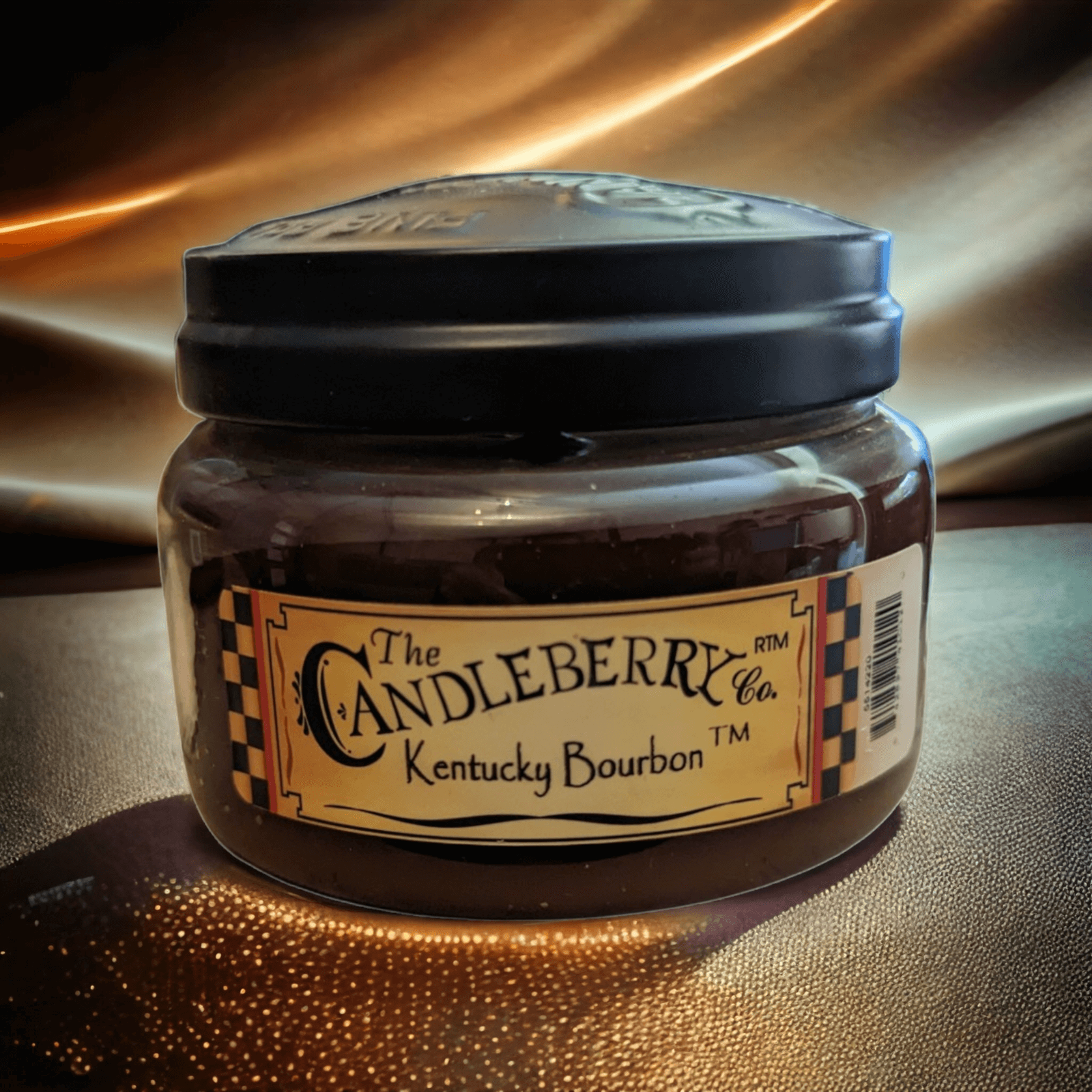 The Candleberry Co Kentucky Bourbon Small Jar Scented Candle Candleberry