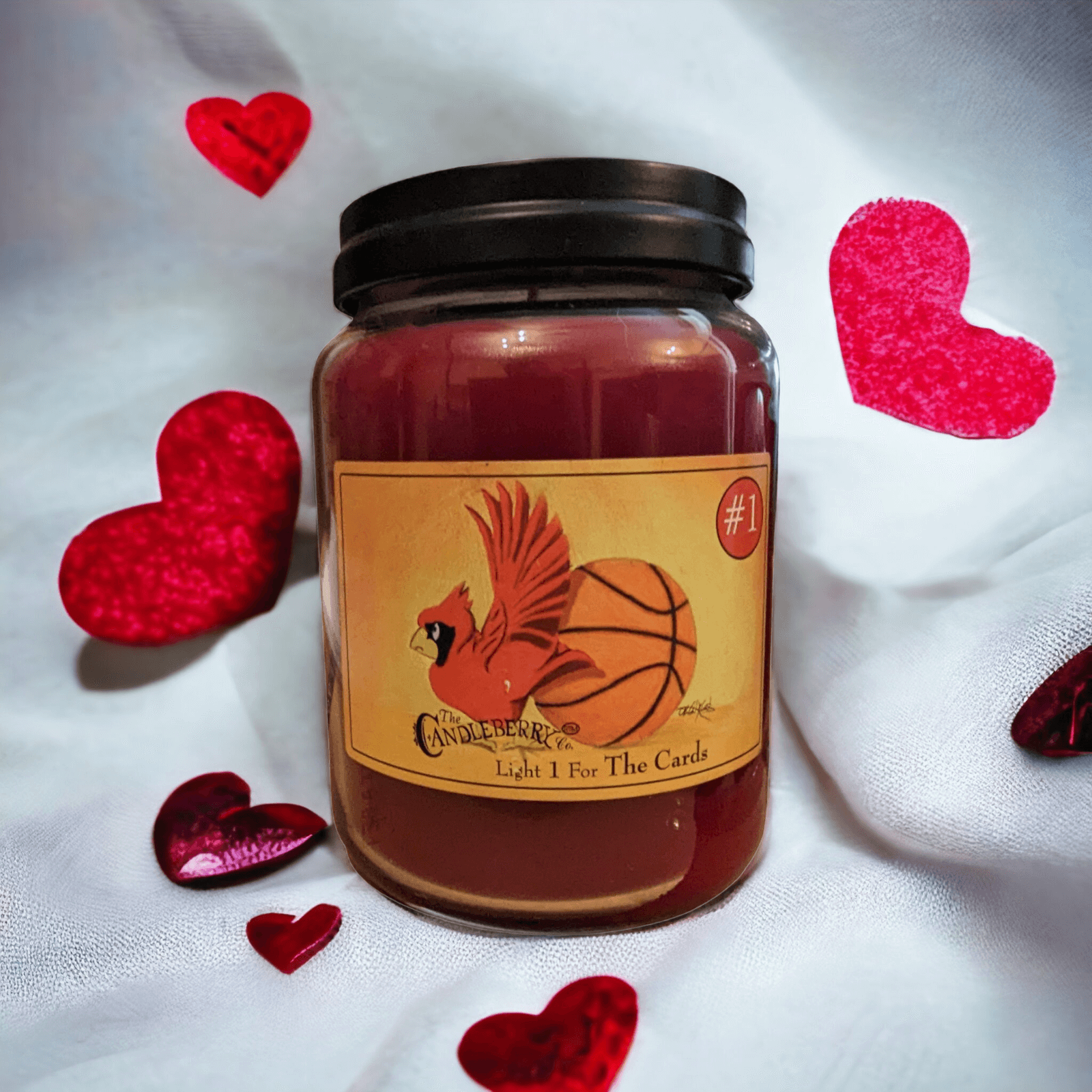 The Candleberry Co - Light One For the Cards Large Jar Scented Candle Candleberry