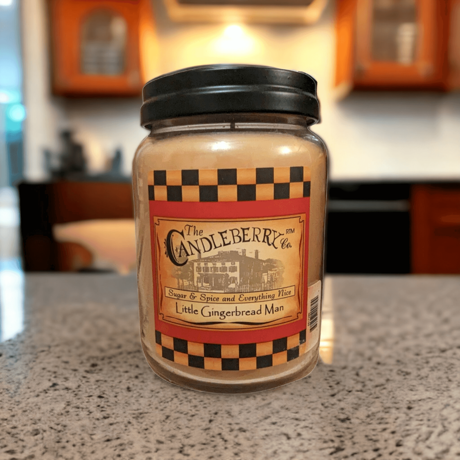 Candleberry - Little Gingerbread Man Large Jar Candleberry