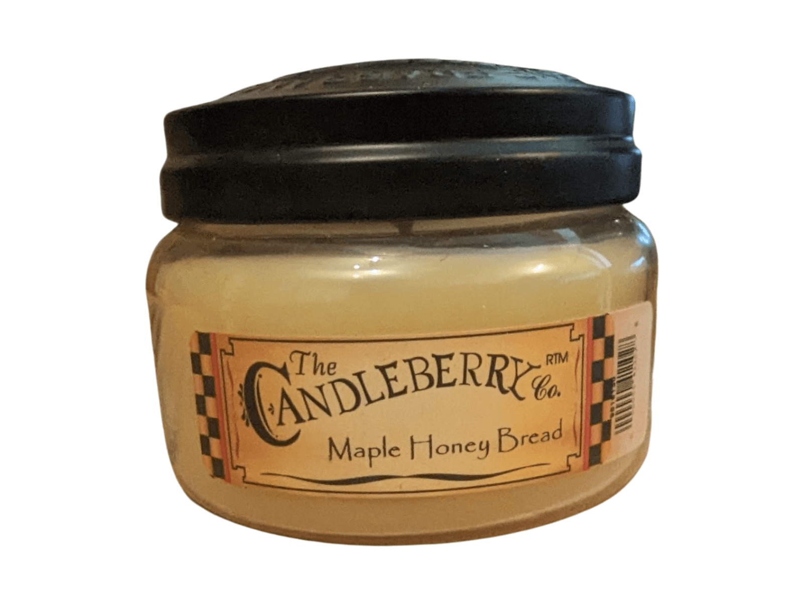 The Candleberry Co - Maple Honey Bread Small Jar Scented Candle Candleberry