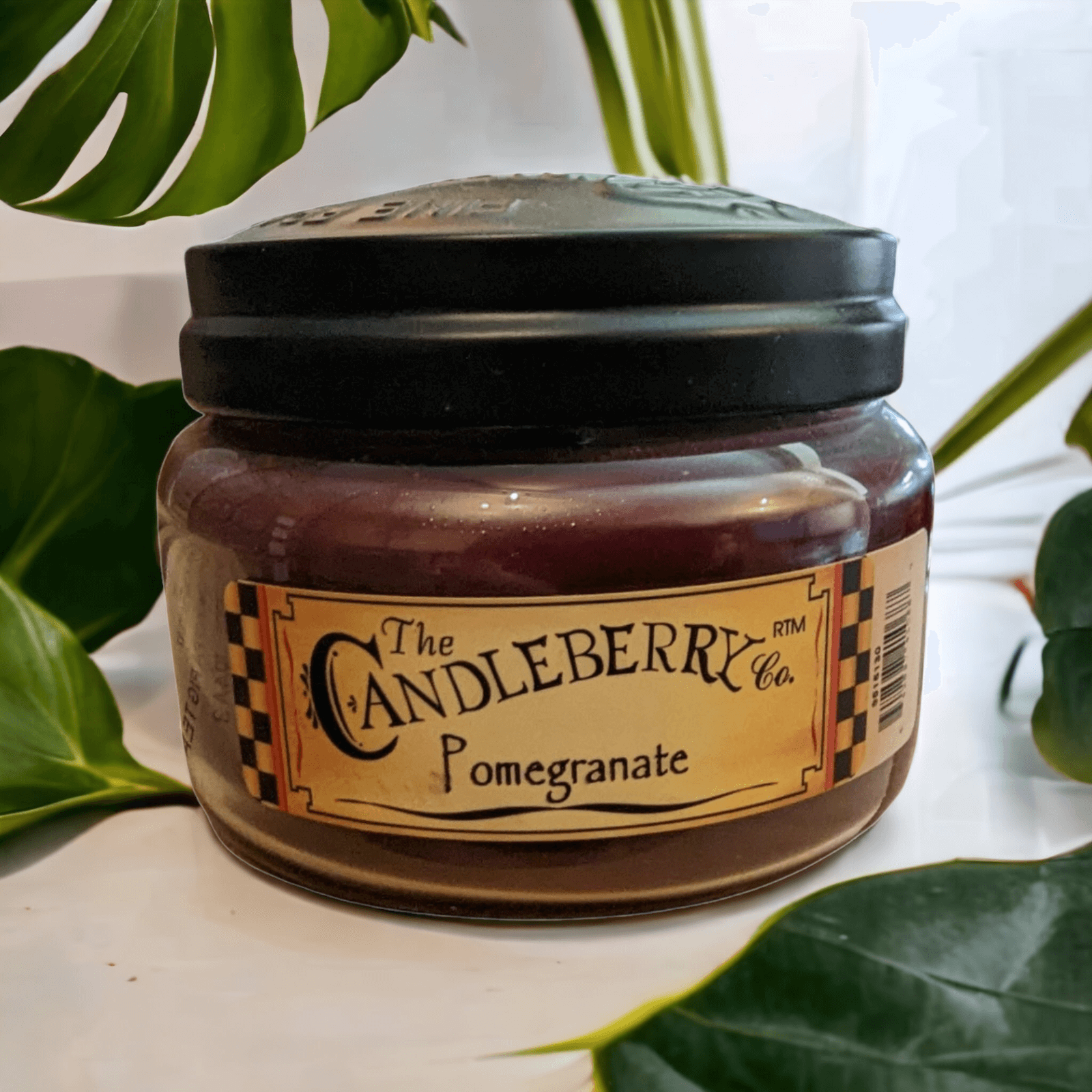 The Candleberry Co Pomegranate Small Jar Scented Candle Candleberry