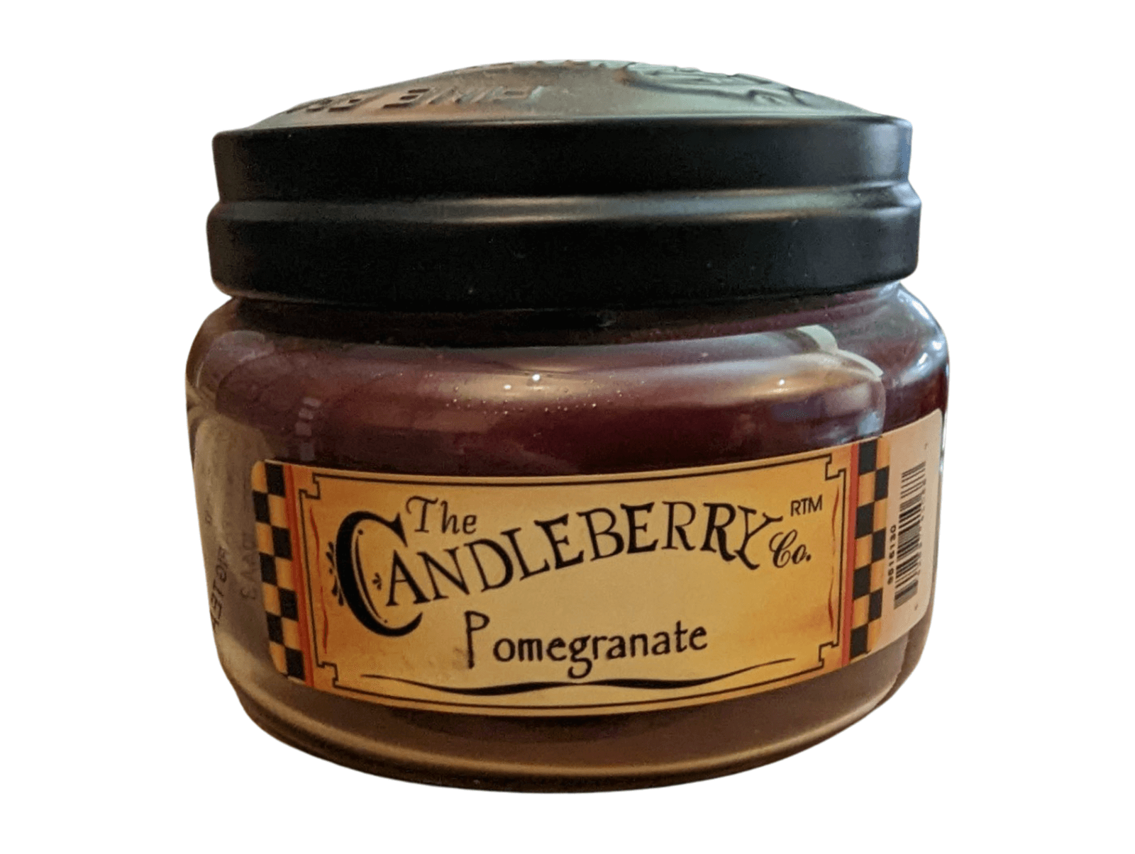 The Candleberry Co Pomegranate Small Jar Scented Candle Candleberry