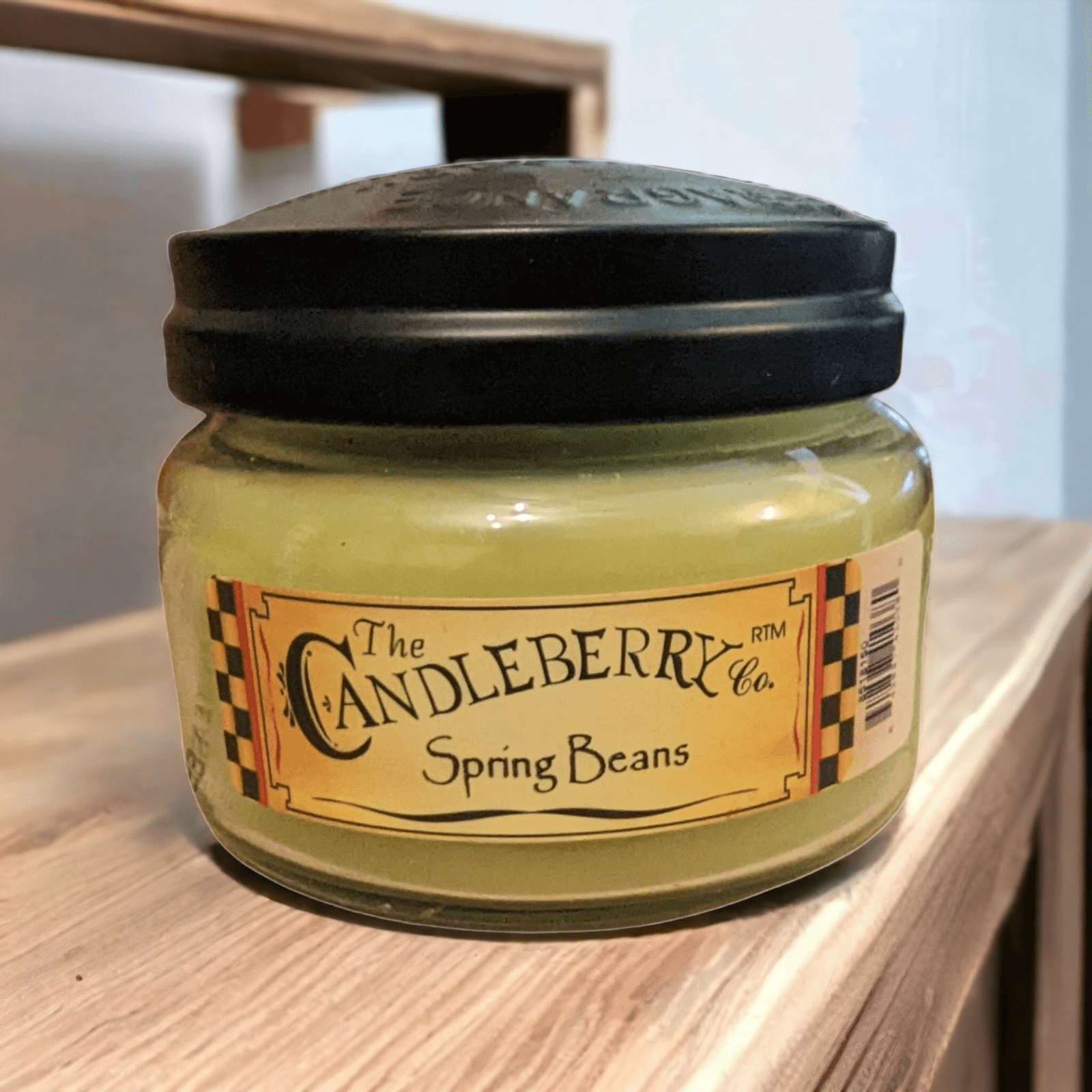 The Candleberry Co - Spring Beans Small Jar Scented Candle Candleberry