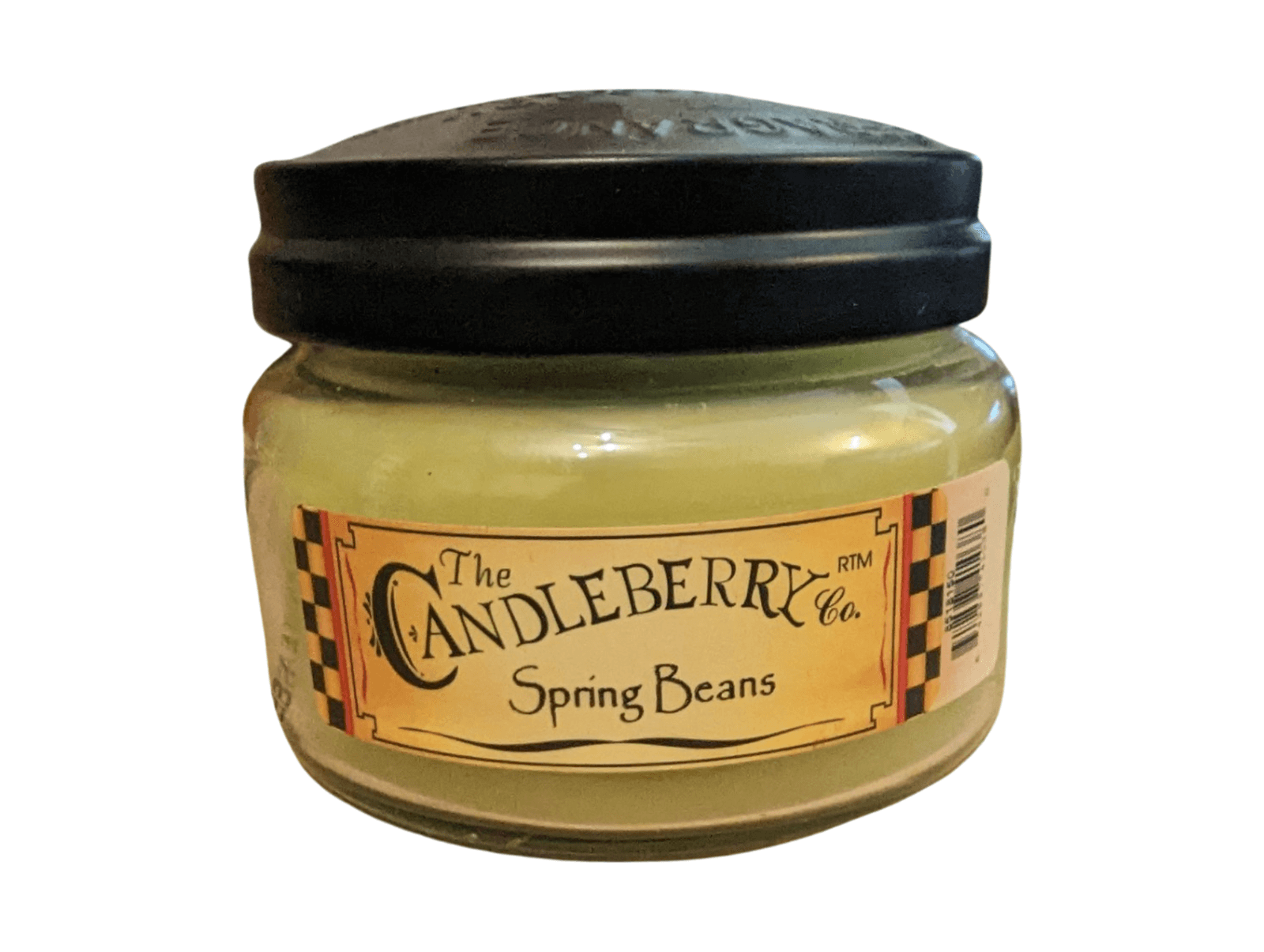 The Candleberry Co - Spring Beans Small Jar Scented Candle Candleberry