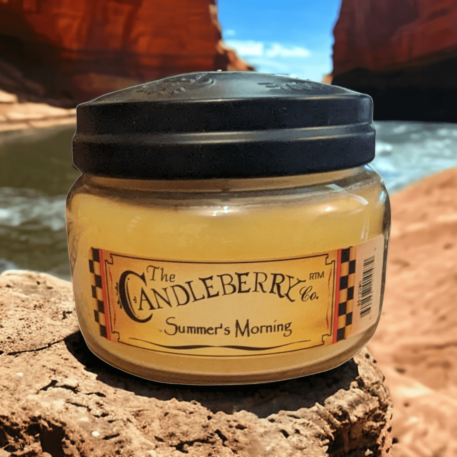 The Candleberry Co - Summer's Morning Small Jar Scented Candle Candleberry